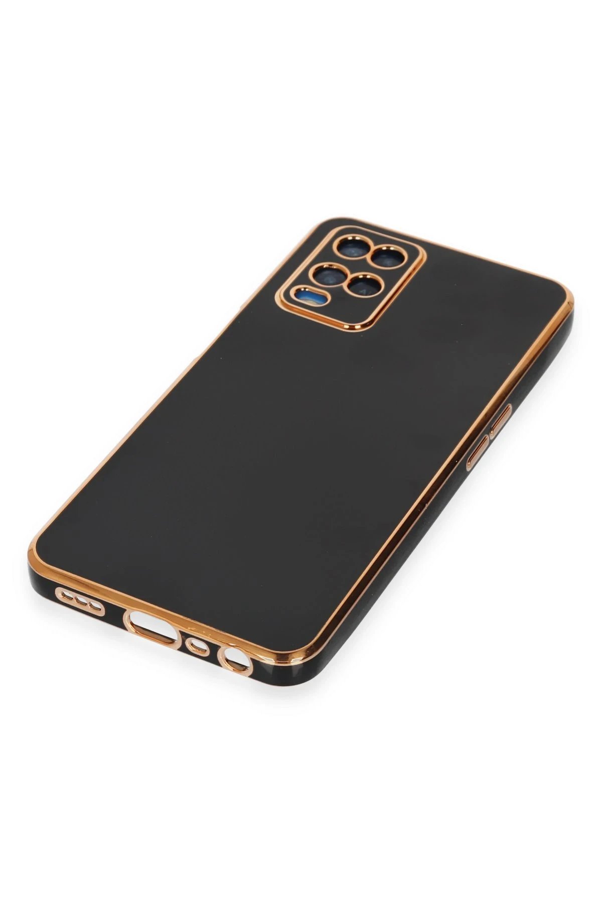 Newface Oppo A54 4G Kılıf Volet Silikon - Siyah