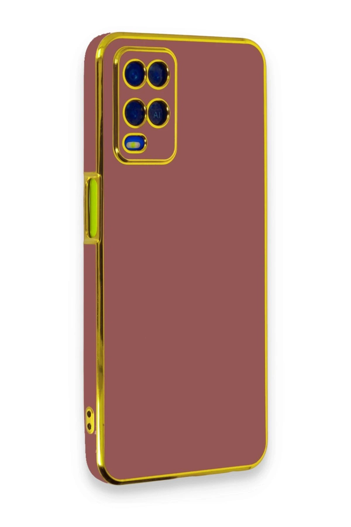 Newface Oppo A54 4G Kılıf Volet Silikon - Kırmızı