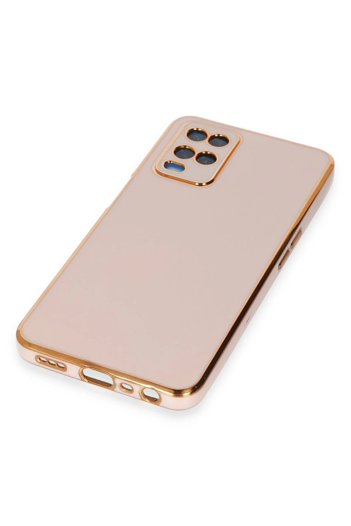 Newface Oppo A54 4G Kılıf Volet Silikon - Pembe