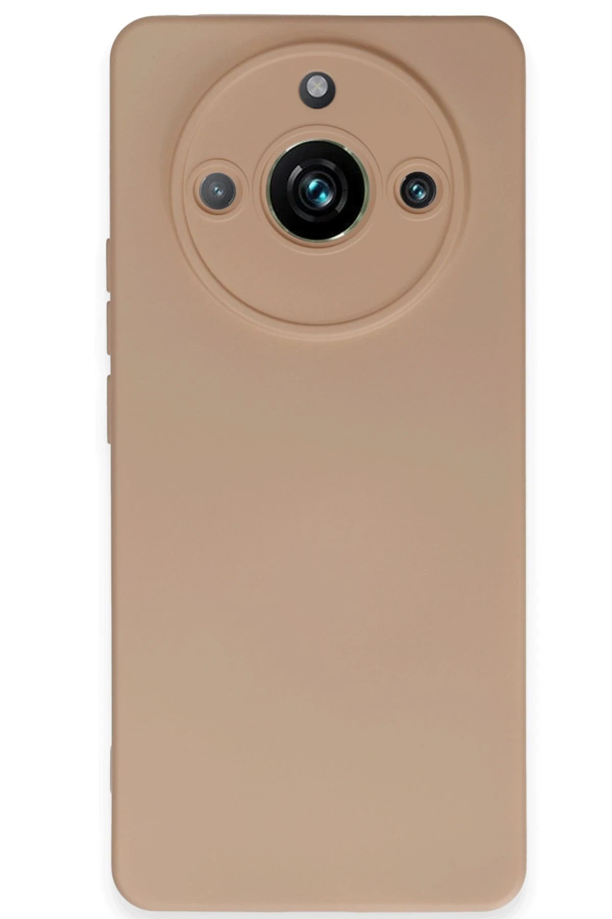 Newface Realme 11 Pro Kılıf Nano içi Kadife Silikon - Pudra