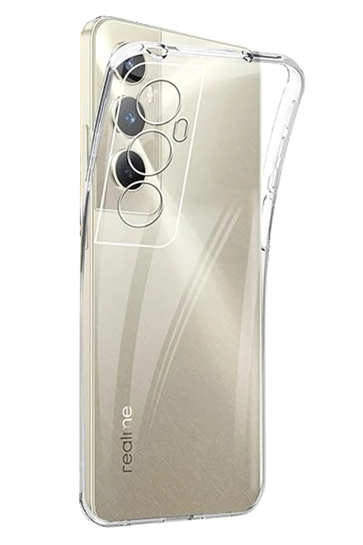 Newface Realme C65 Kılıf Lüx Şeffaf Silikon