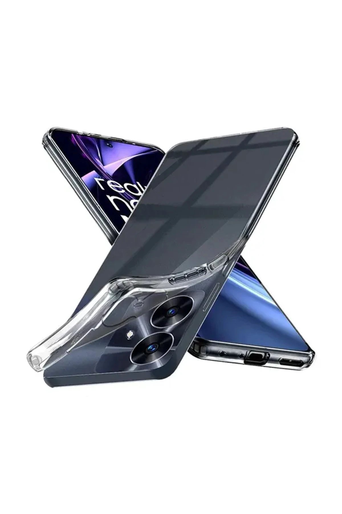 Newface Realme Note 60 Kılıf Lüx Şeffaf Silikon