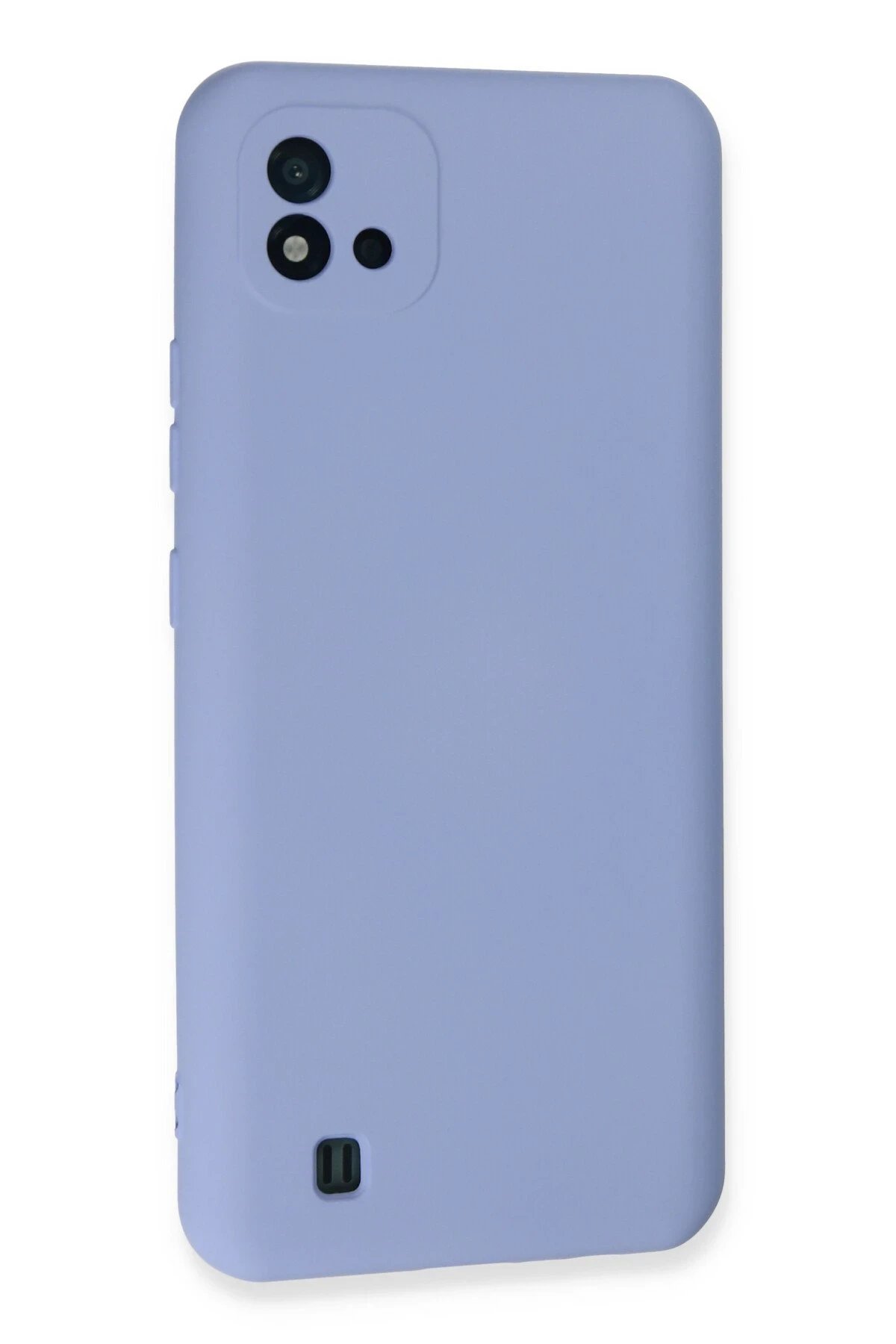 Newface Realme C11 2021 Kılıf Nano içi Kadife Silikon - Lila