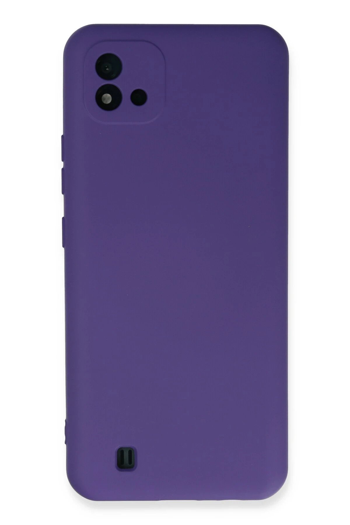 Newface Realme C11 2021 Kılıf Nano içi Kadife Silikon - Mor