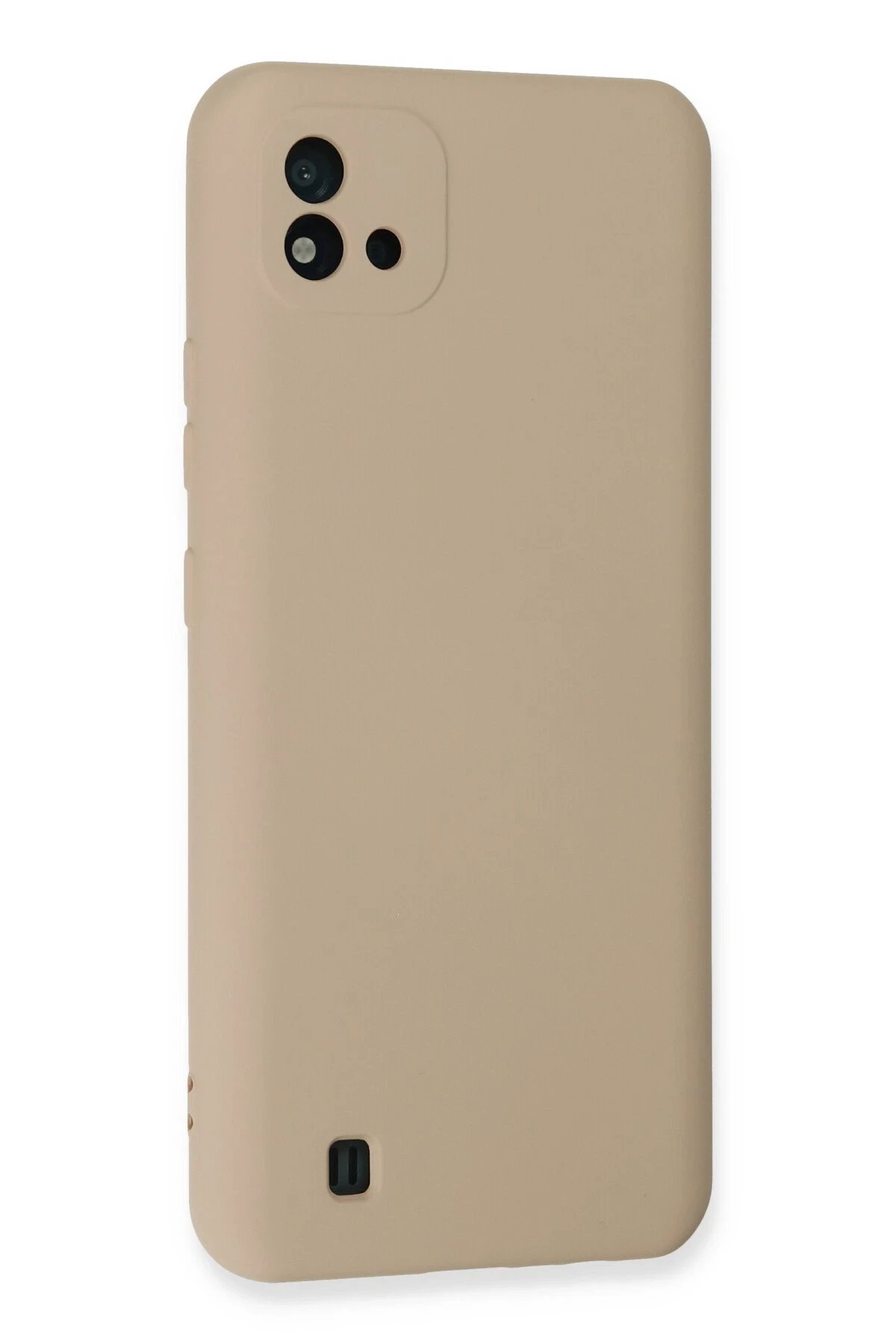 Newface Realme C11 2021 Kılıf Nano içi Kadife Silikon - Pudra