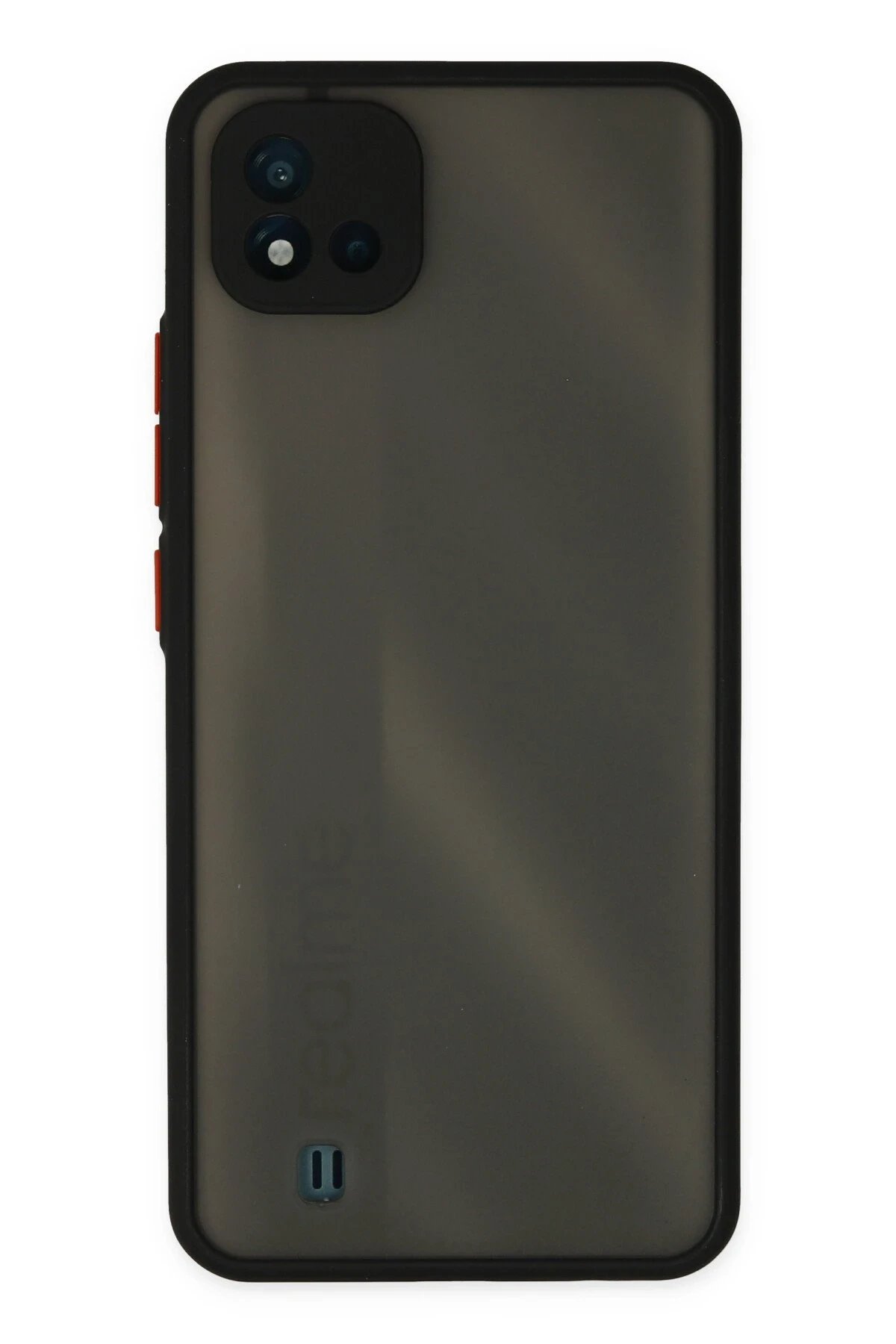 Newface Realme C11 2021 Kılıf Montreal Silikon Kapak - Siyah