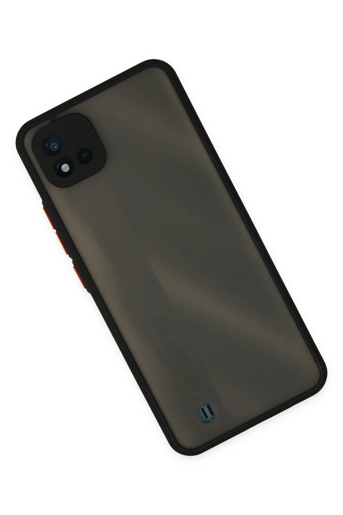 Newface Realme C11 2021 Kılıf Montreal Silikon Kapak - Siyah