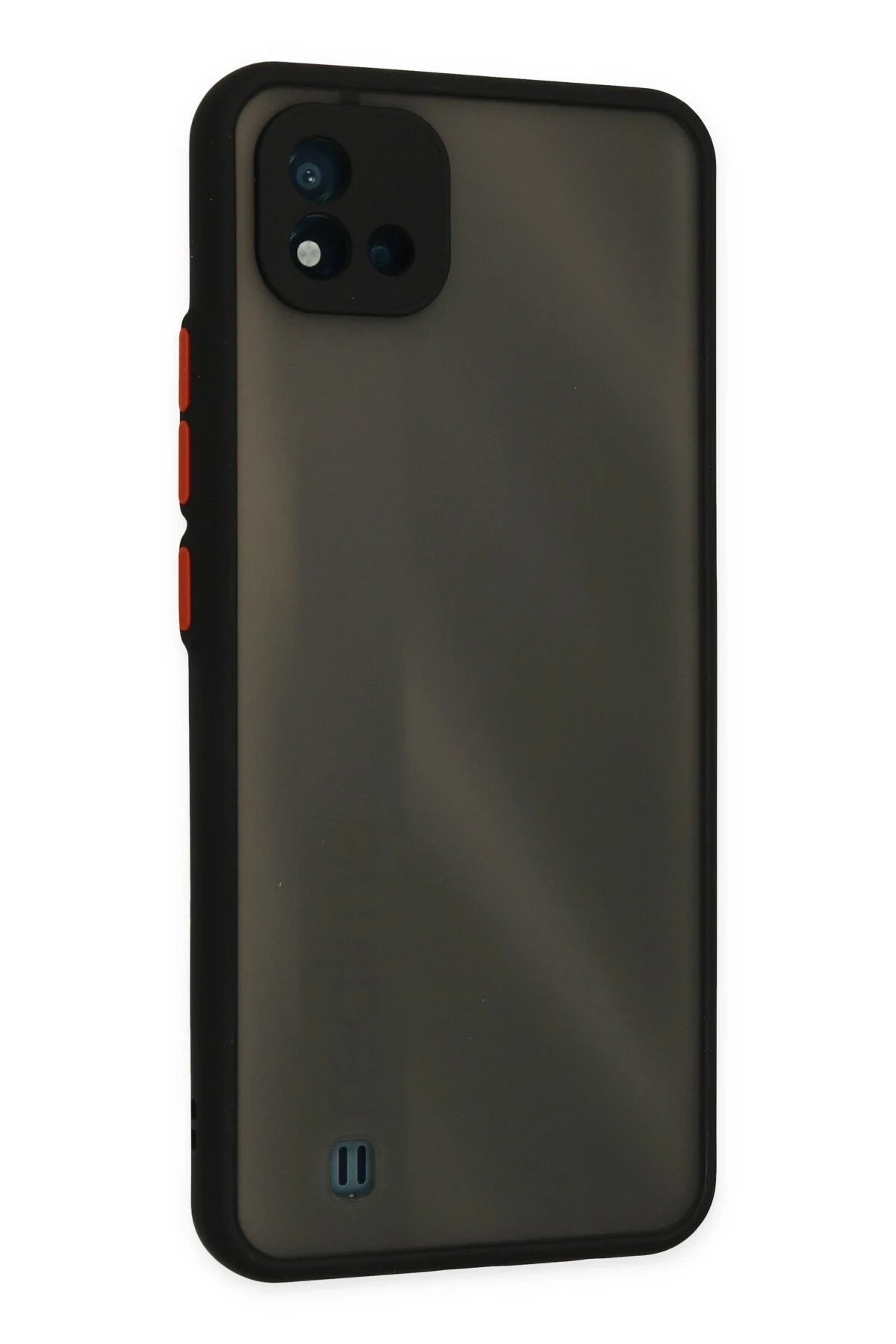 Newface Realme C11 2021 Kılıf Montreal Silikon Kapak - Siyah