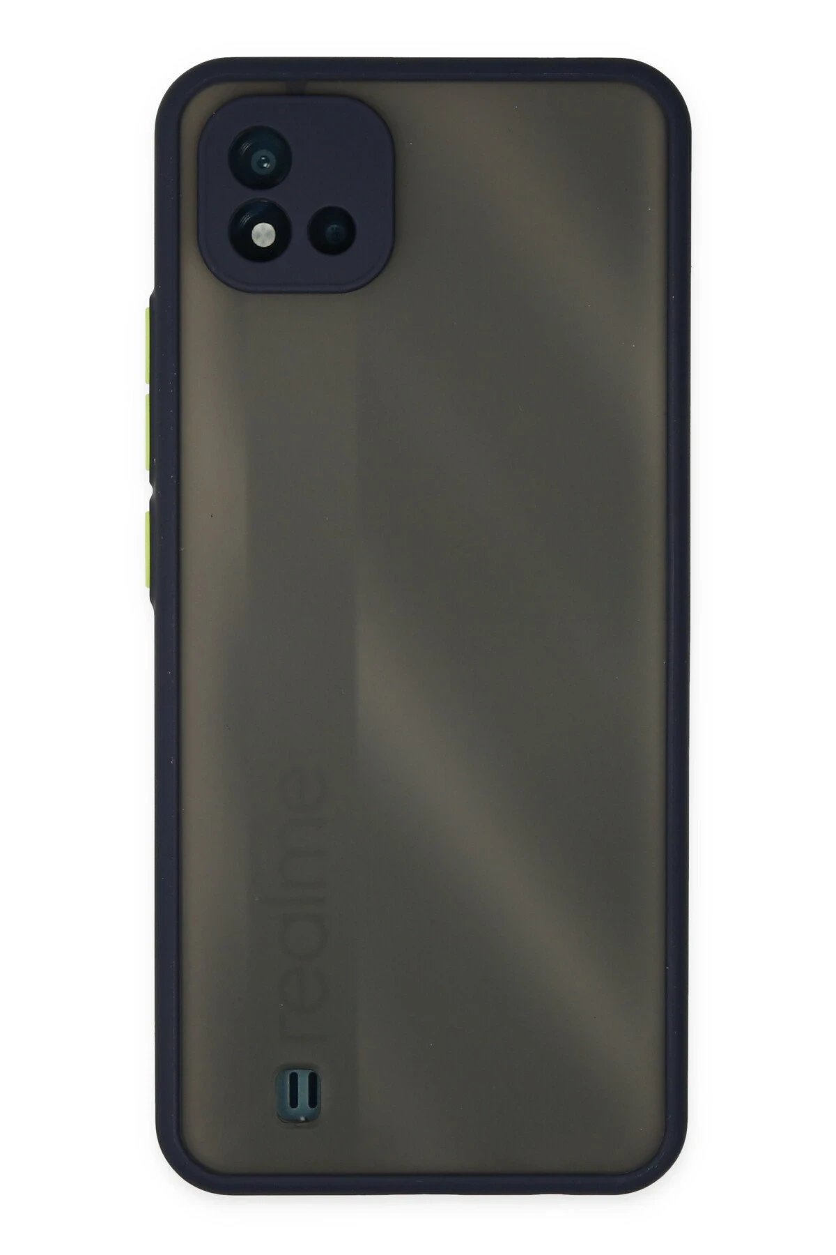 Newface Realme C11 2021 Kılıf Montreal Silikon Kapak - Lacivert