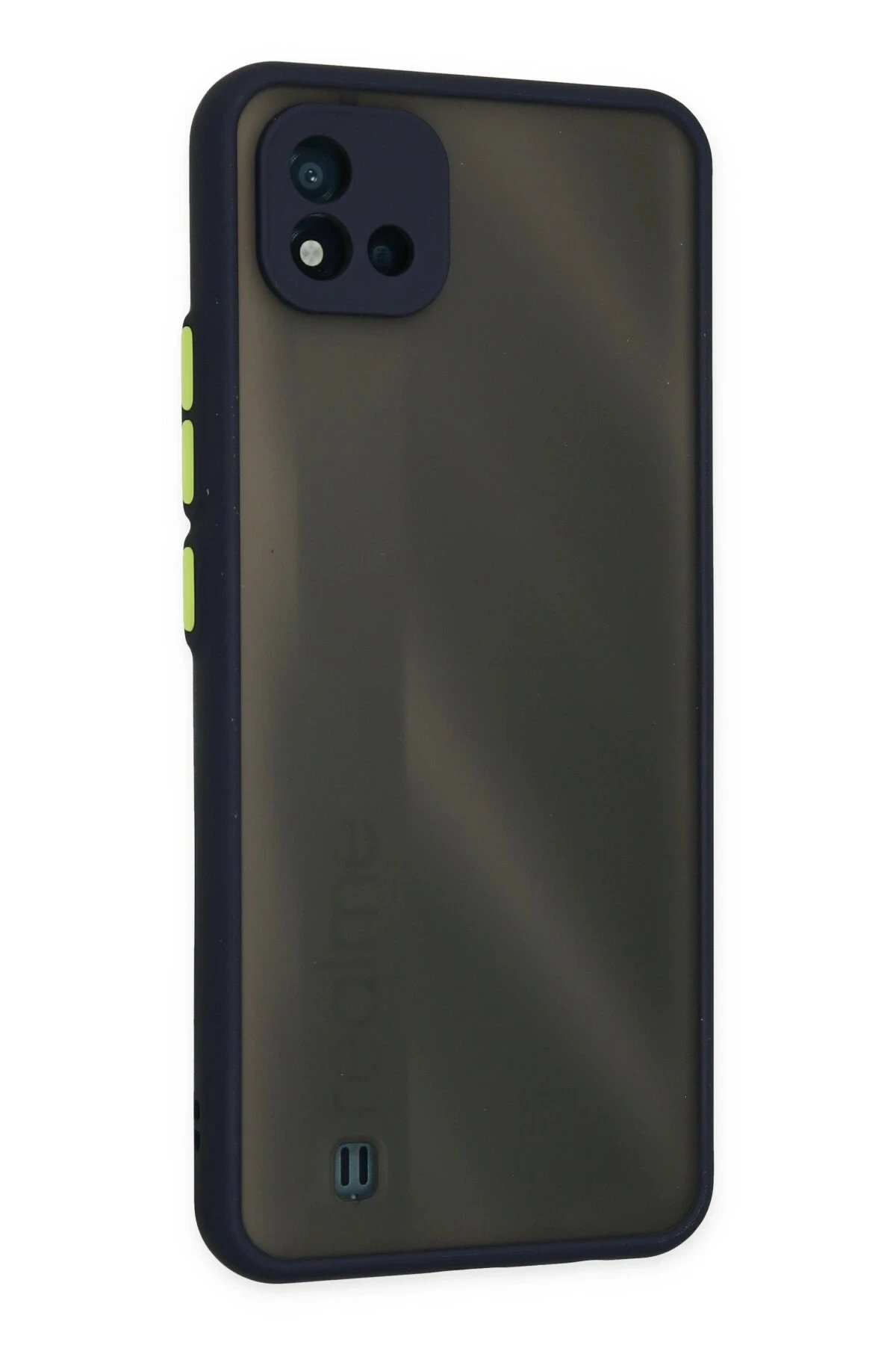 Newface Realme C11 2021 Kılıf Montreal Silikon Kapak - Lacivert