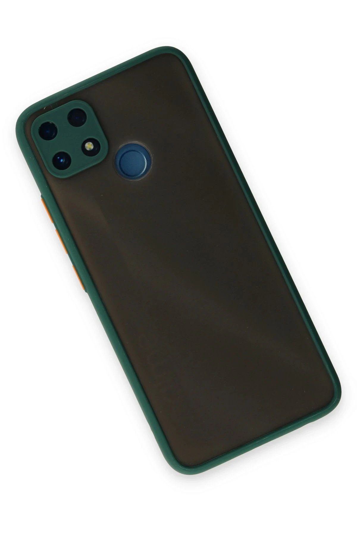 Newface Realme C25 Kılıf Montreal Silikon Kapak - Yeşil