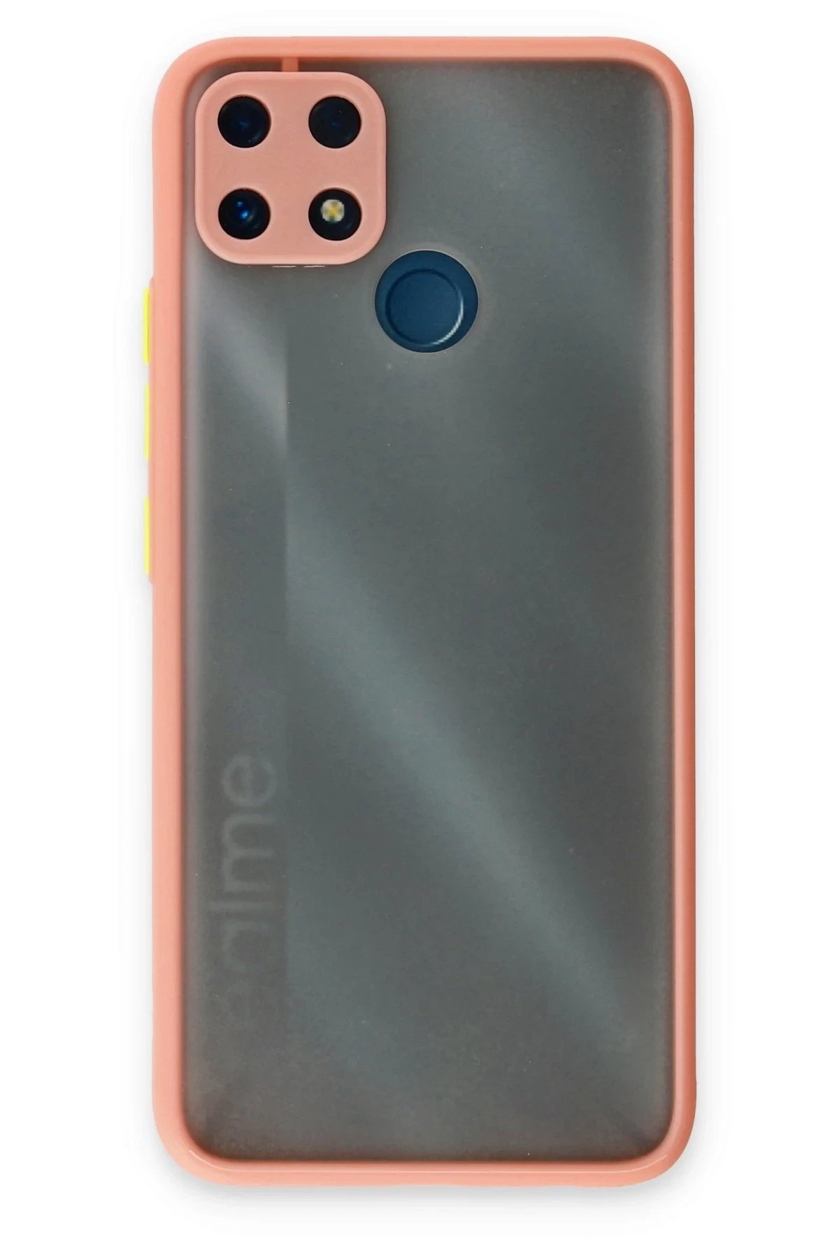 Newface Realme C25 Kılıf Montreal Silikon Kapak - Pembe