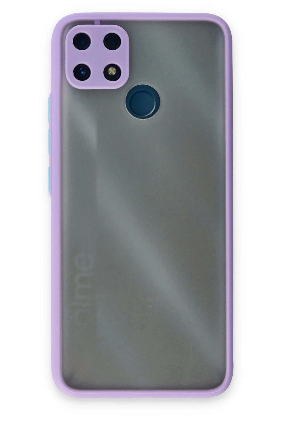 Newface Realme C25 Kılıf Montreal Silikon Kapak - Mor