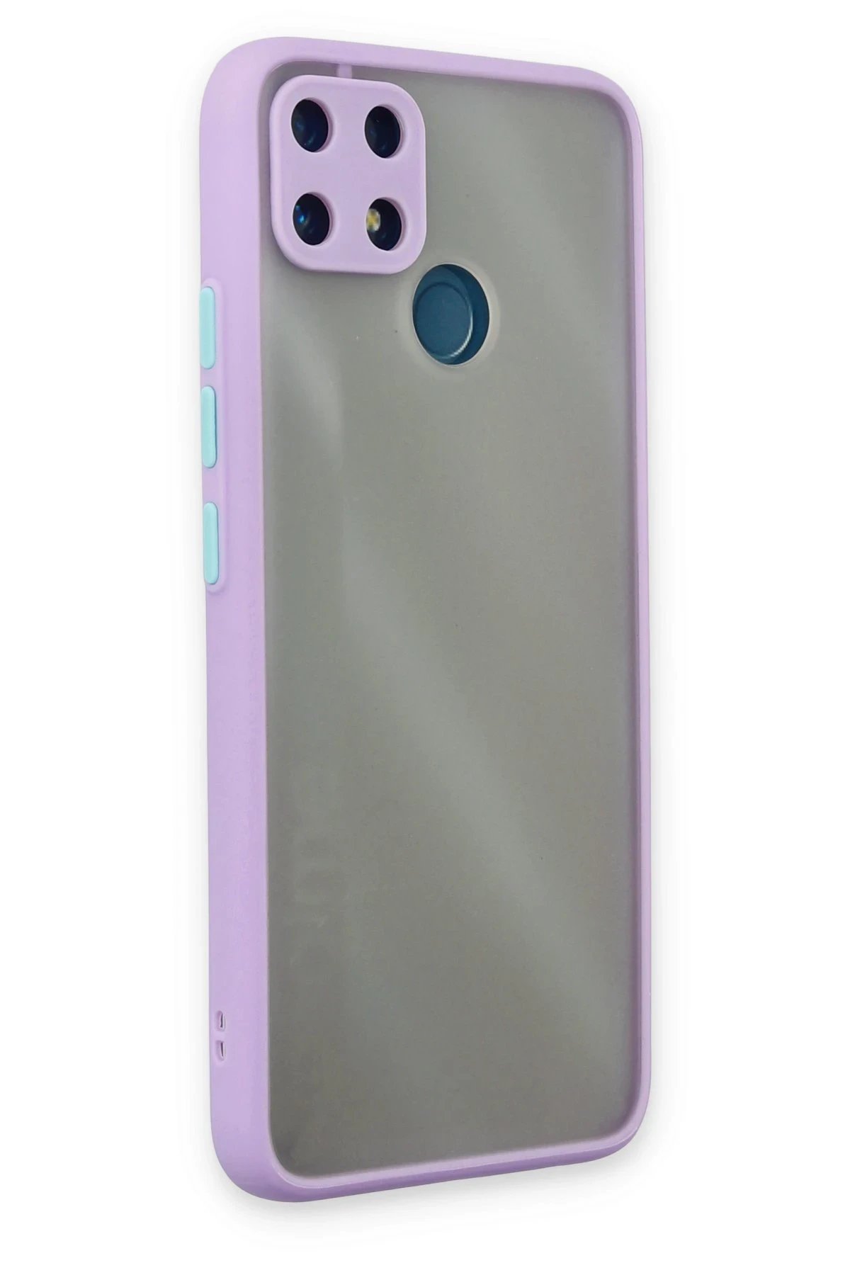 Newface Realme C25 Kılıf Montreal Silikon Kapak - Mor