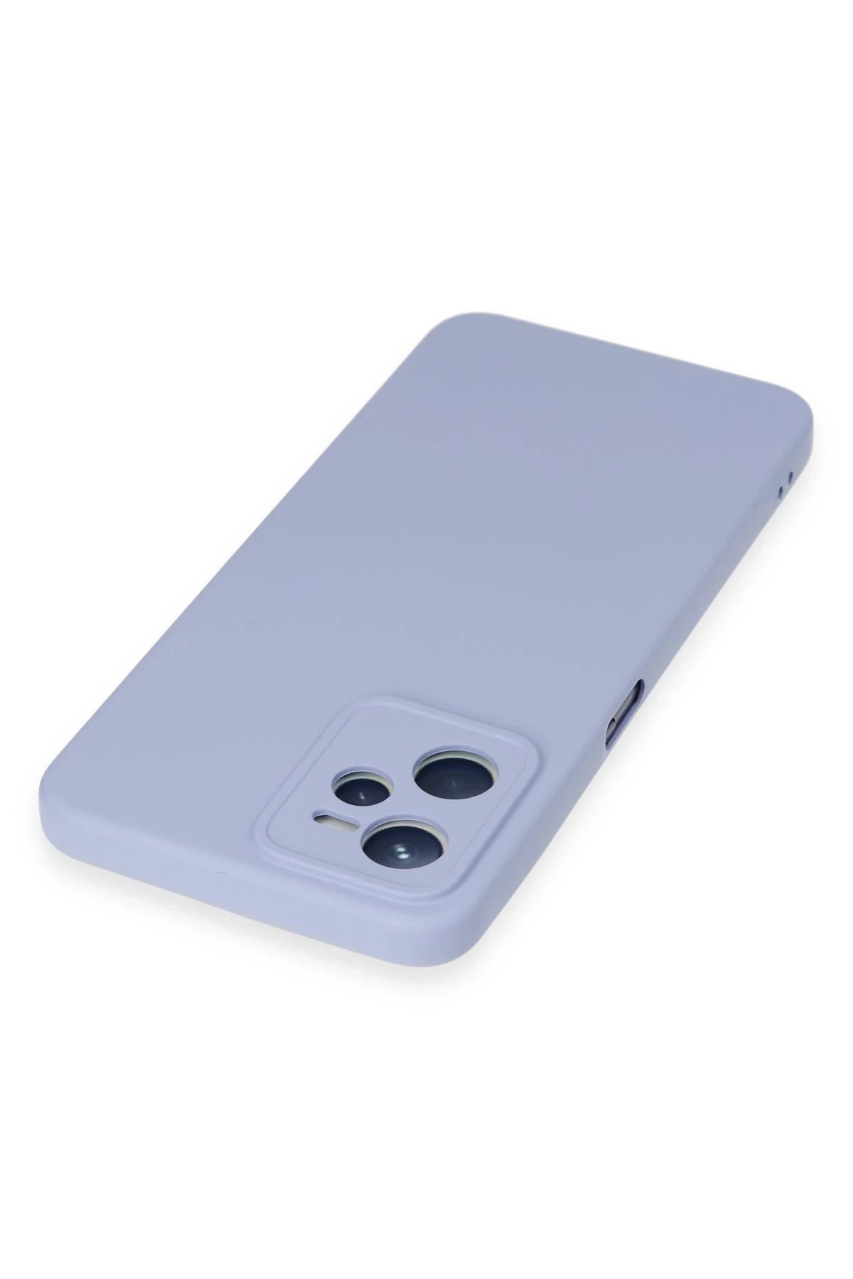 Newface Realme C35 Kılıf Nano içi Kadife Silikon - Lila