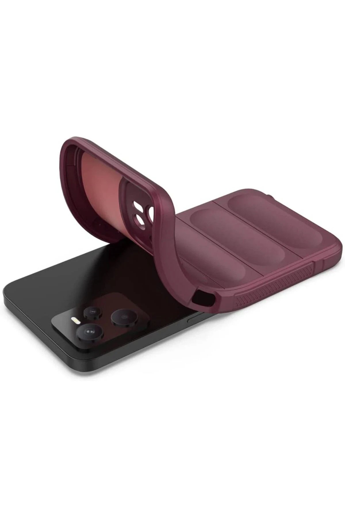 Newface Realme C35 Kılıf Optimum Silikon - Bordo