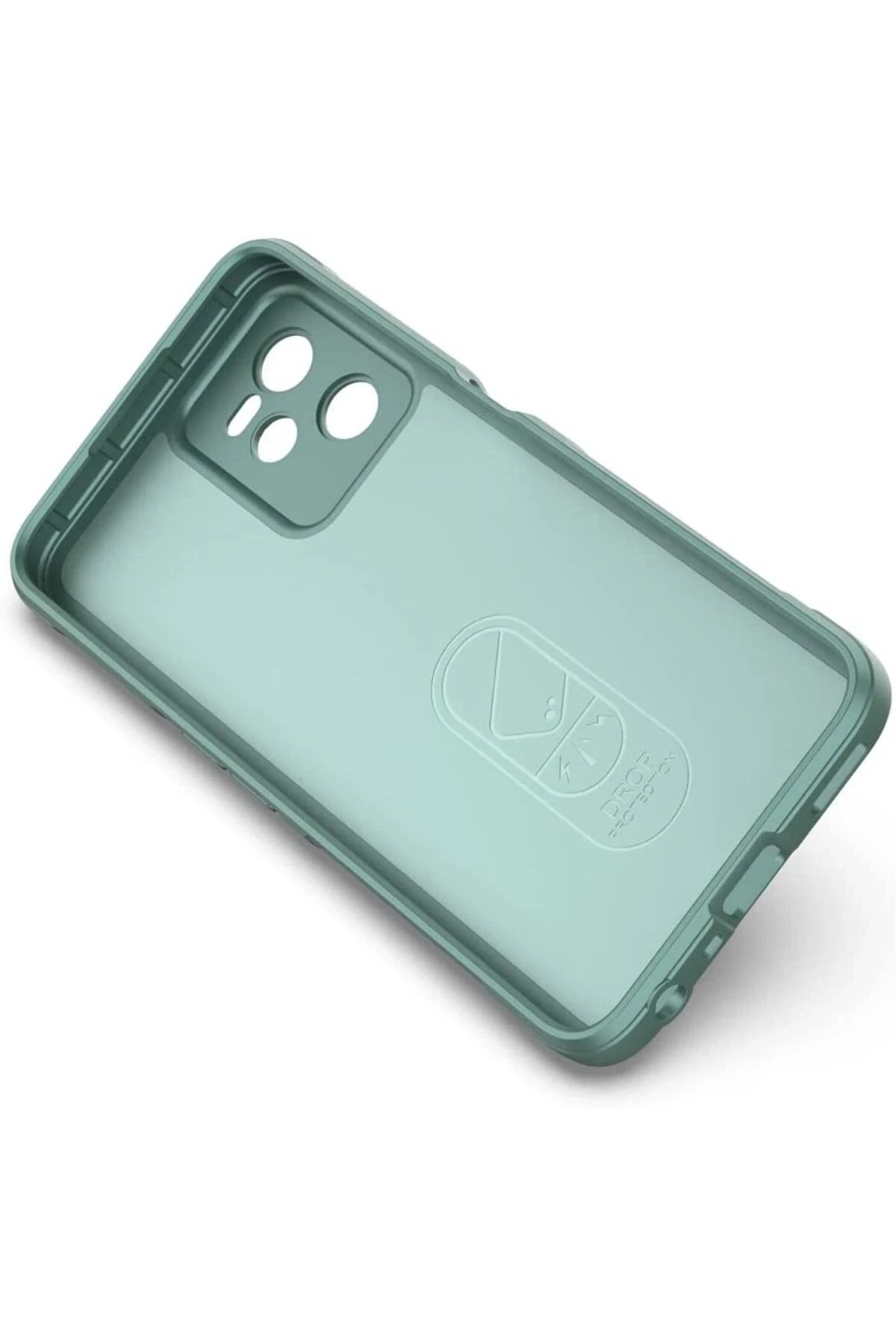 Newface Realme C35 Kılıf Optimum Silikon - Koyu Yeşil