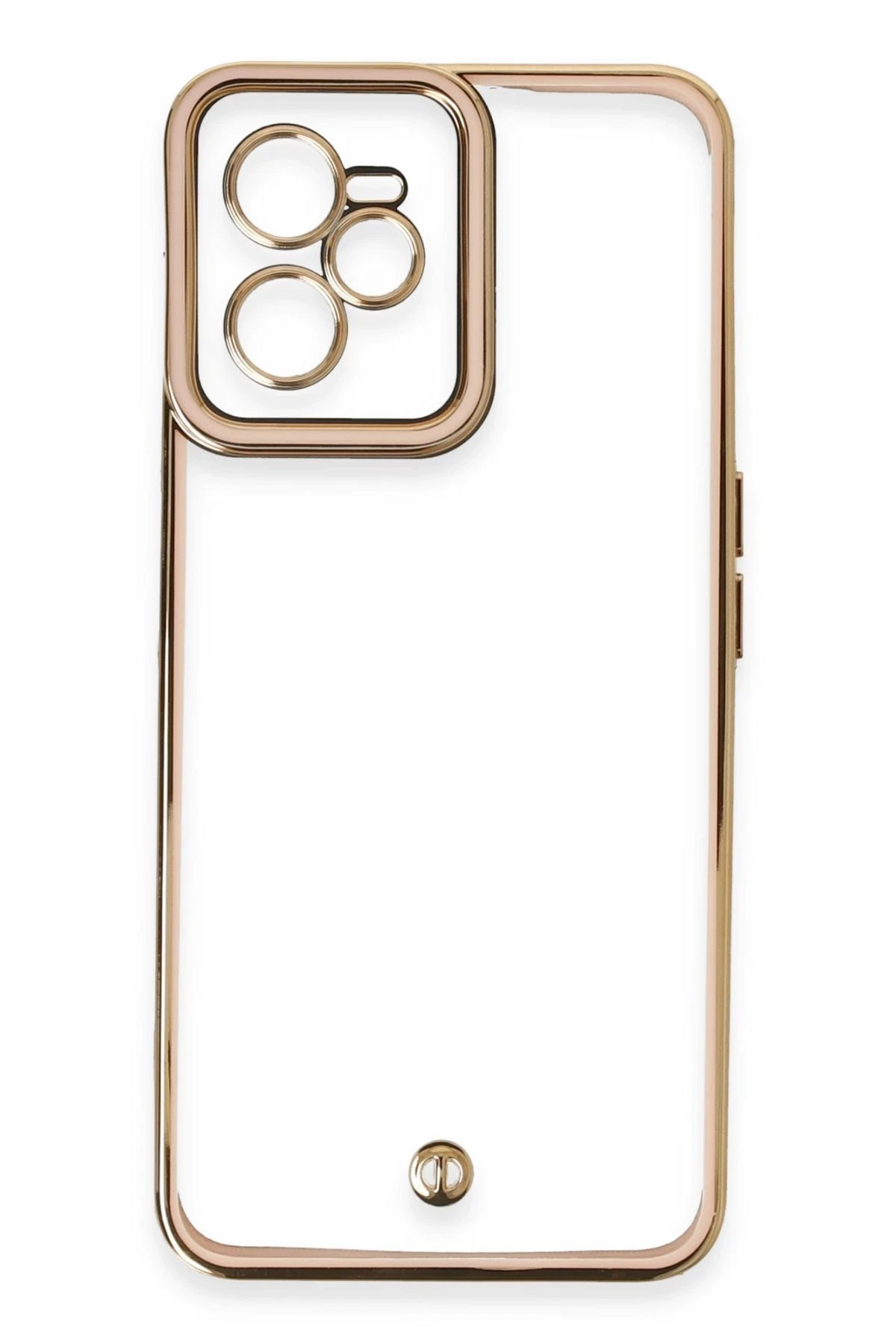 Newface Realme C35 Kılıf Liva Lens Silikon - Pudra