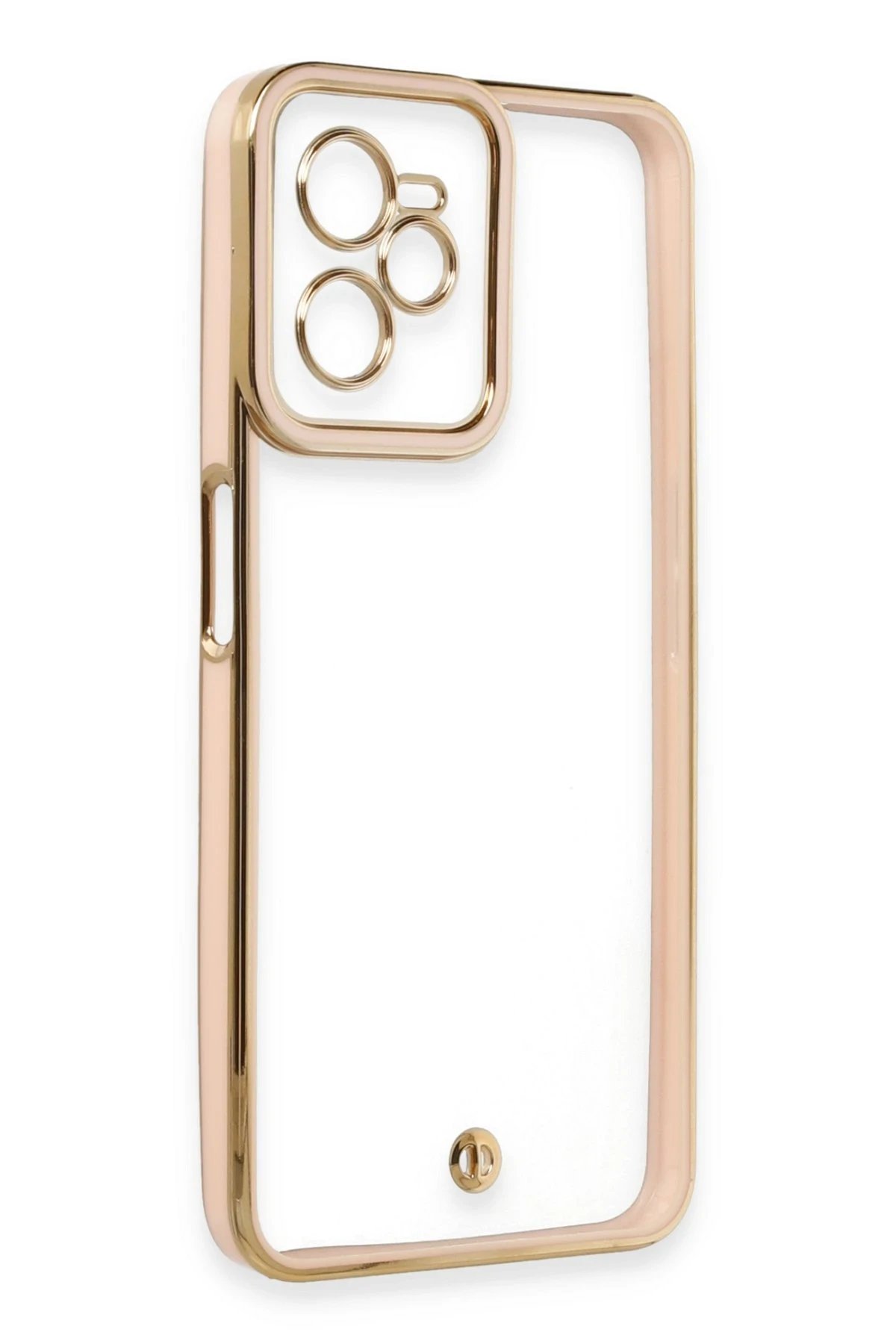 Newface Realme C35 Kılıf Liva Lens Silikon - Pudra