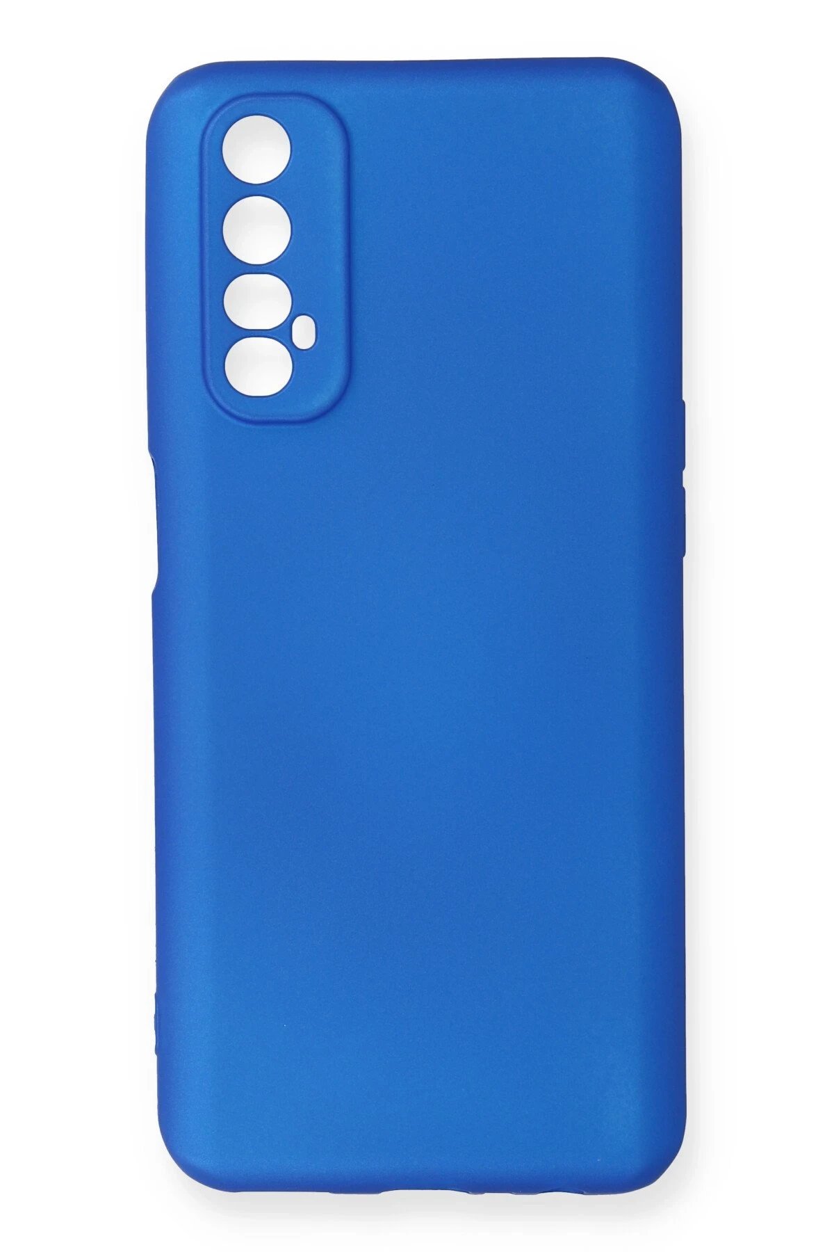 Newface Realme 7 Kılıf First Silikon - Mavi