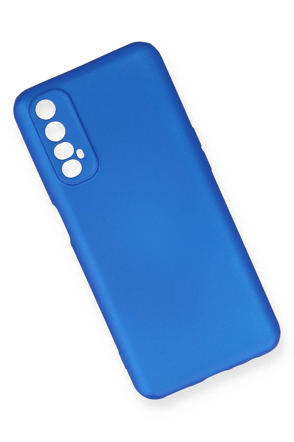 Newface Realme 7 Kılıf First Silikon - Mavi