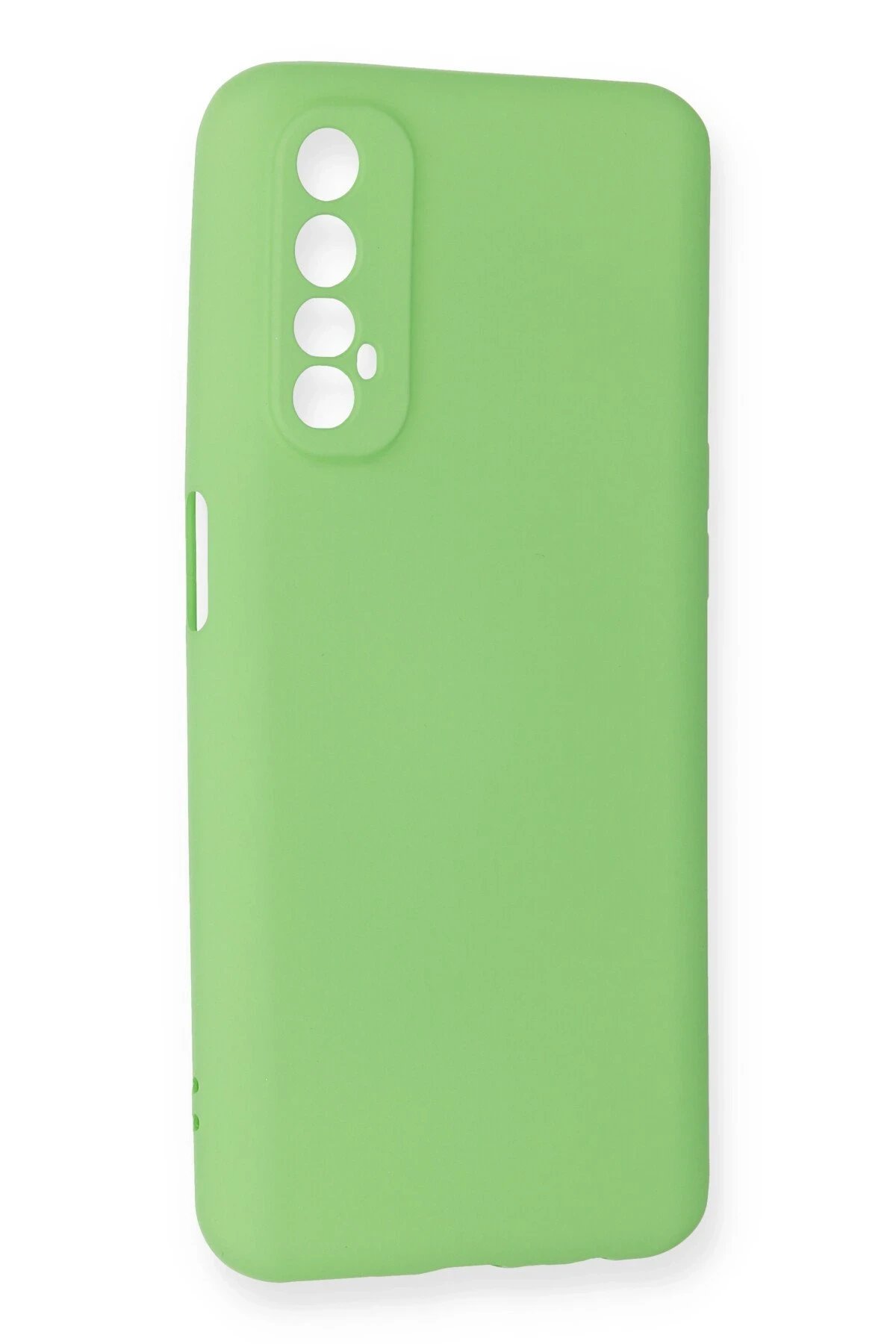 Newface Realme 7 Kılıf First Silikon - Yeşil