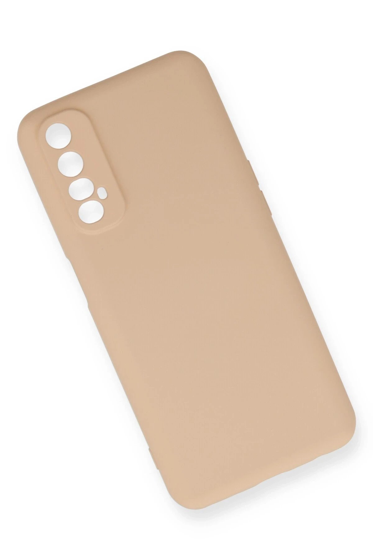 Newface Realme 7 Kılıf Nano içi Kadife Silikon - Pudra