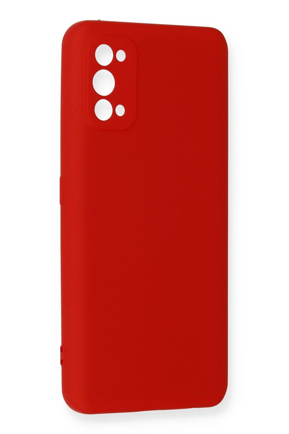 Newface Realme 7 Pro Kılıf Nano içi Kadife Silikon - Kırmızı