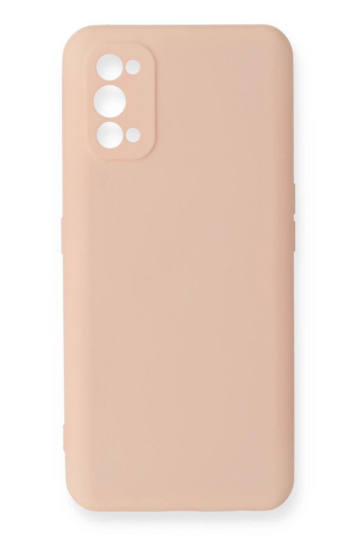 Newface Realme 7 Pro Kılıf Nano içi Kadife Silikon - Pudra