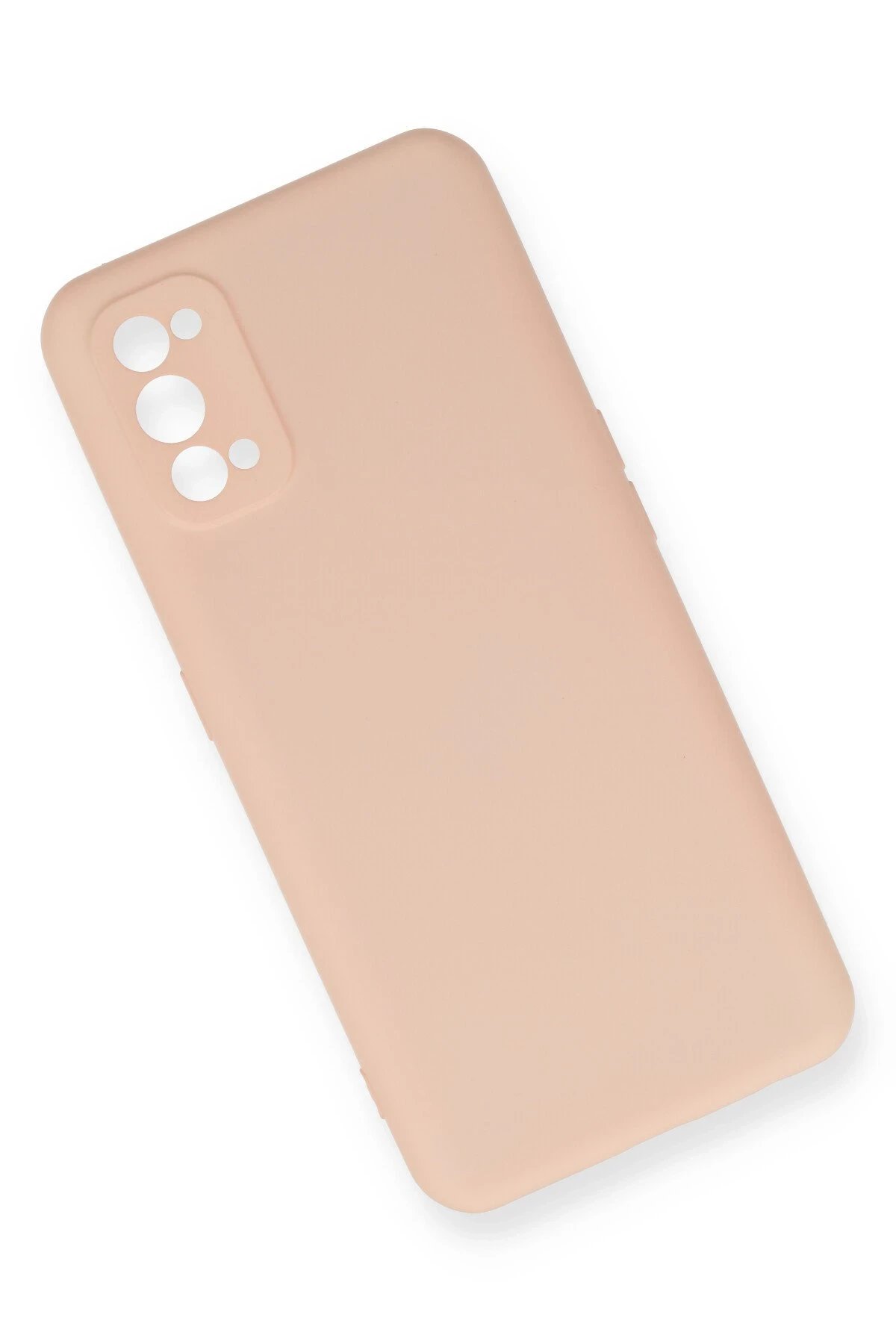 Newface Realme 7 Pro Kılıf Nano içi Kadife Silikon - Pudra