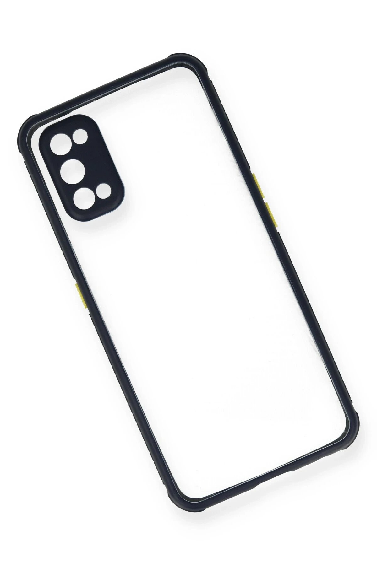 Newface Realme 7 Pro Kılıf Miami Şeffaf Silikon - Lacivert