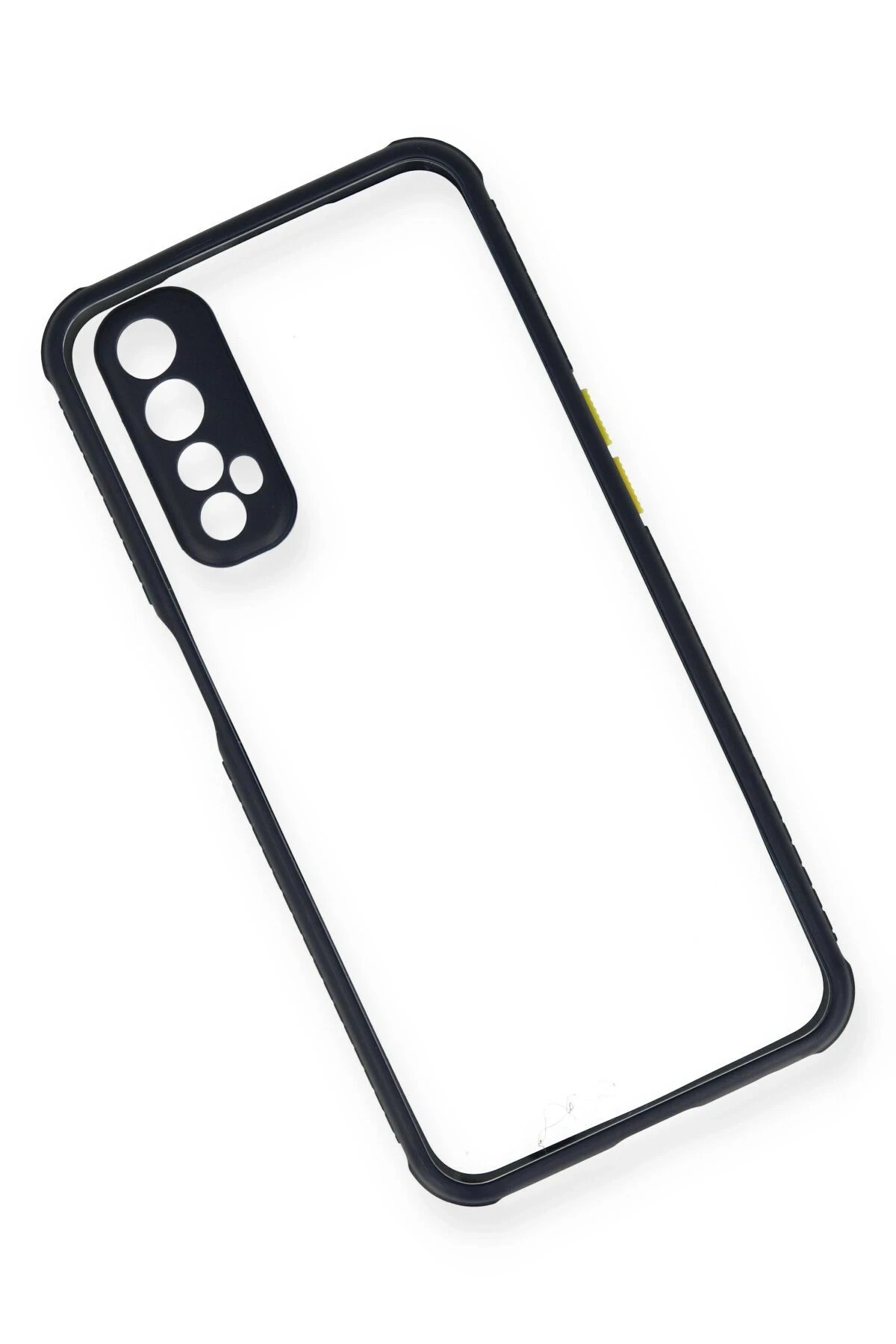 Newface Realme 7 Kılıf Miami Şeffaf Silikon - Lacivert