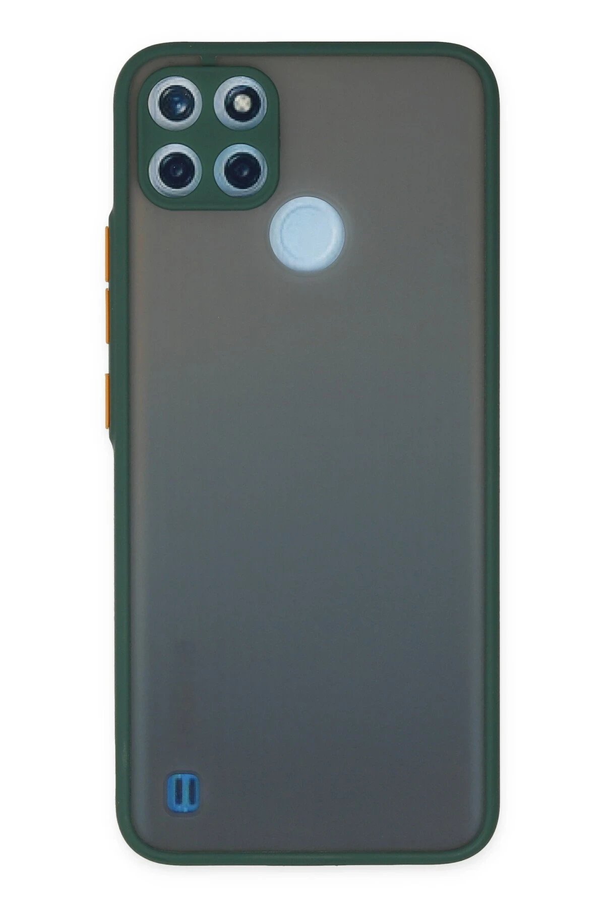 Newface Realme C21Y Kılıf Montreal Silikon Kapak - Yeşil