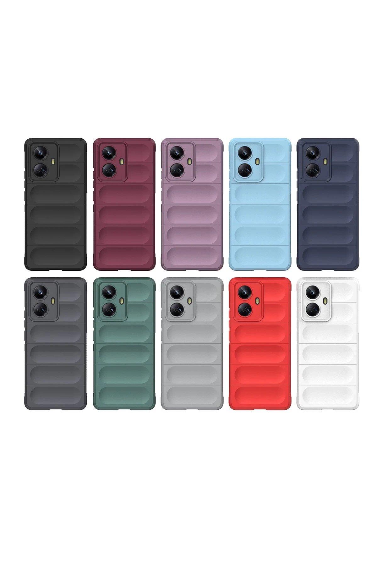 Newface Realme 10 Pro 5G Kılıf Optimum Silikon - Siyah