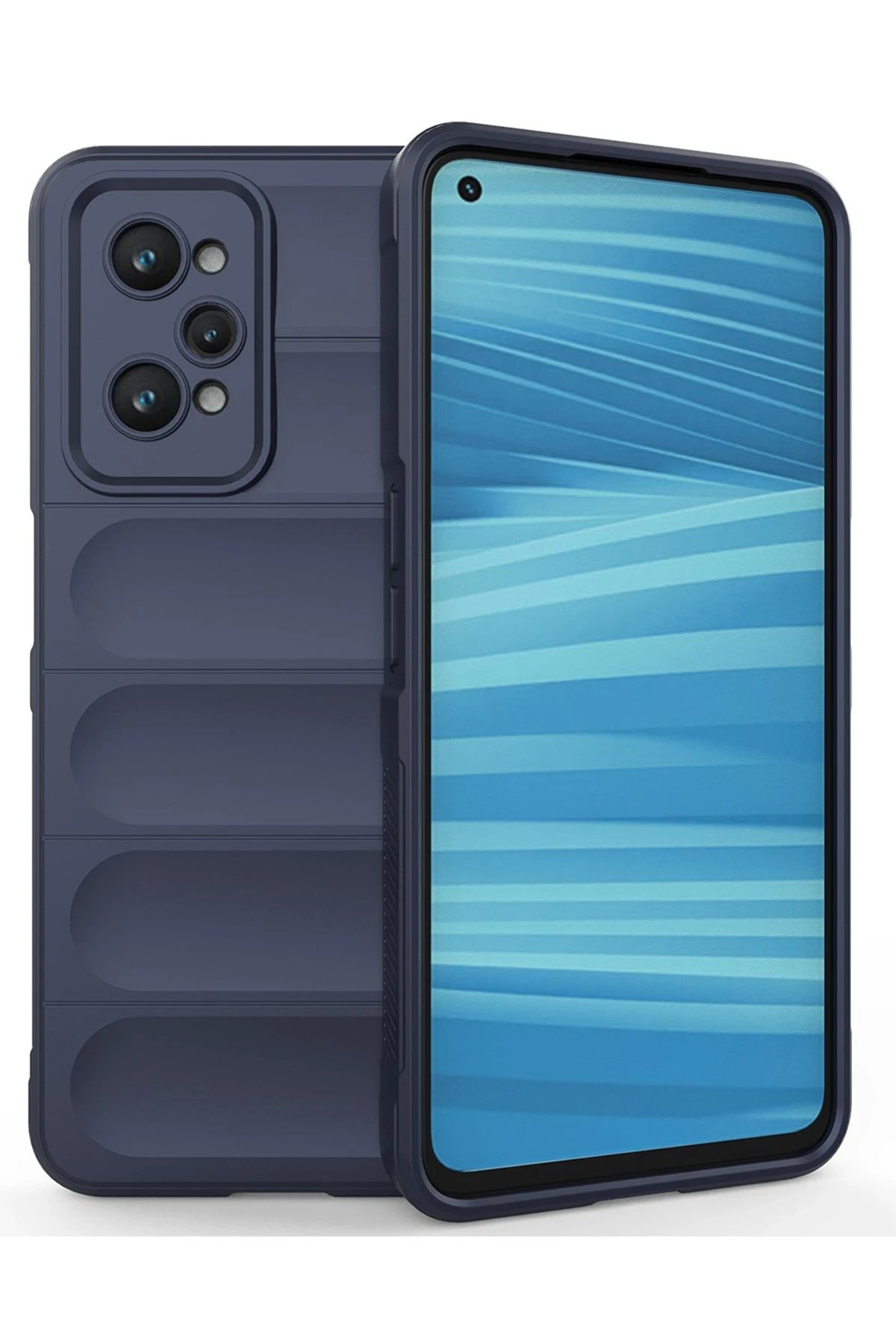 Newface Realme GT2 5G Kılıf Optimum Silikon - Lacivert