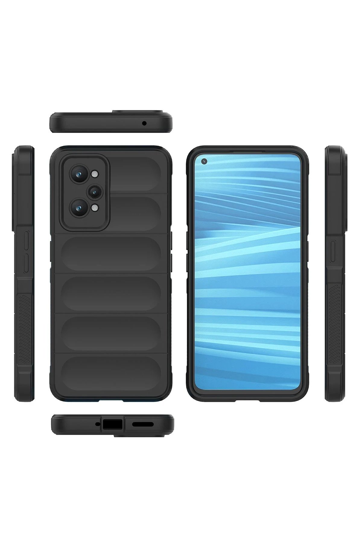 Newface Realme GT2 5G Kılıf Optimum Silikon - Lacivert