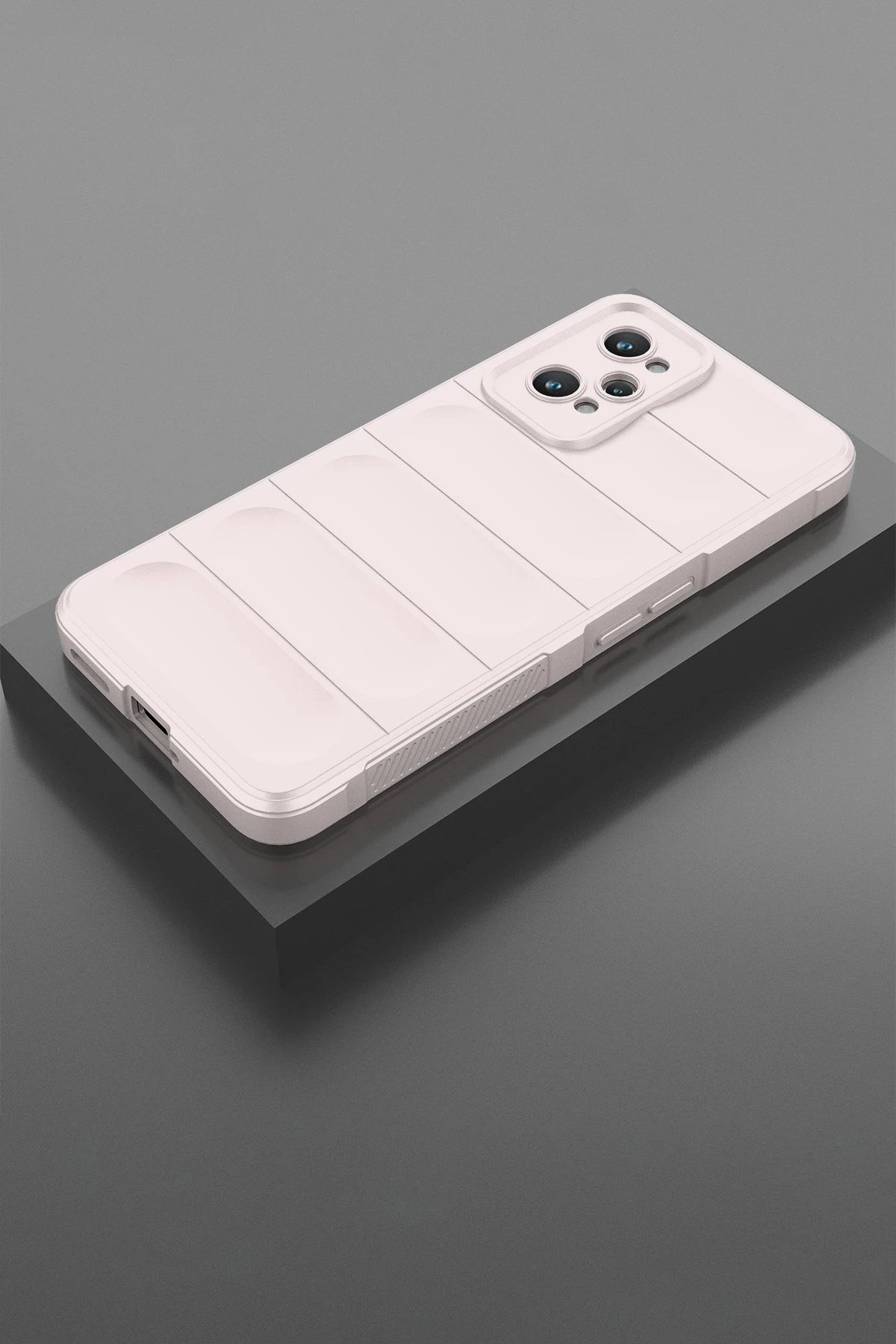 Newface Realme GT2 5G Kılıf Optimum Silikon - Krem