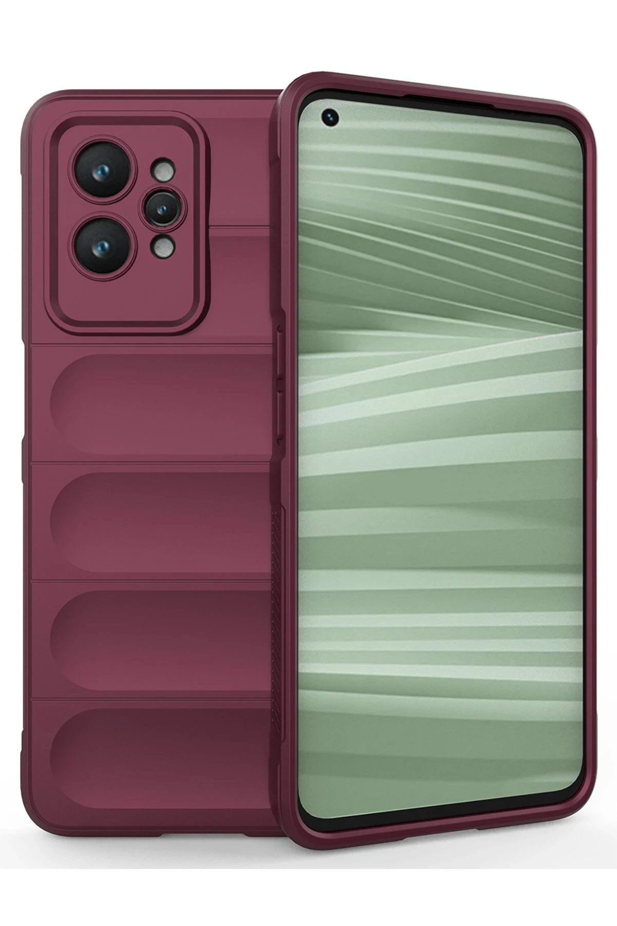 Newface Realme GT2 Pro 5G Kılıf Optimum Silikon - Bordo