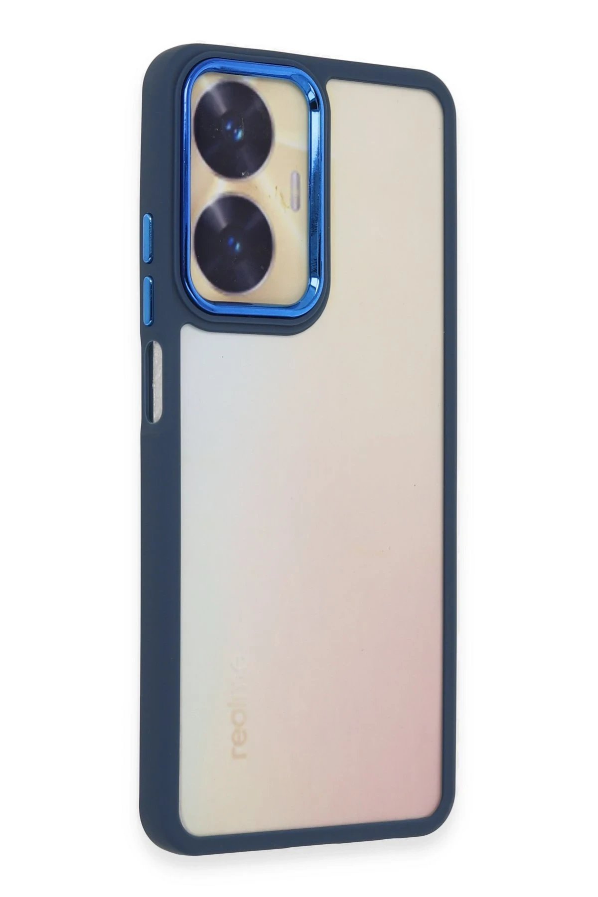 Newface Realme C55 Kılıf Dora Kapak - Mavi