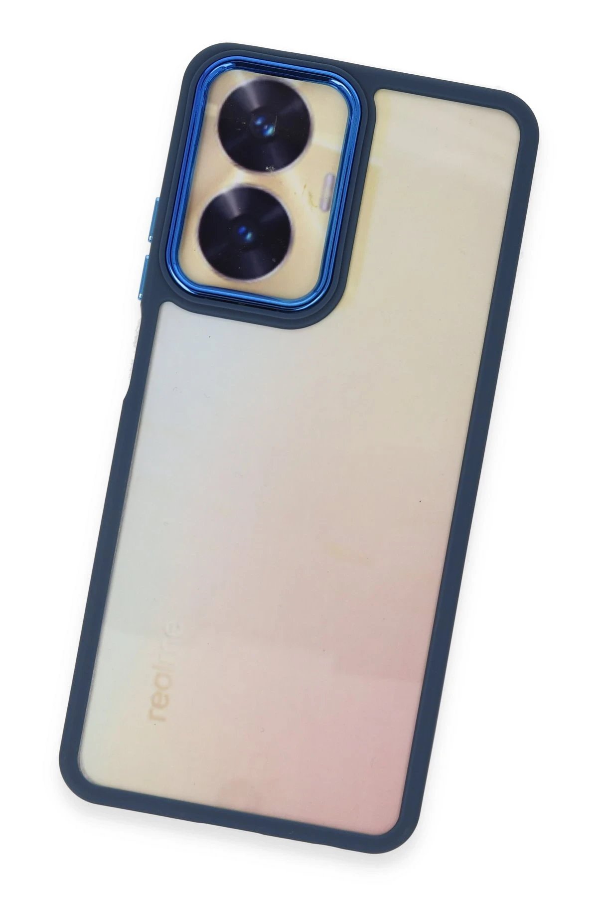 Newface Realme C55 Kılıf Dora Kapak - Mavi