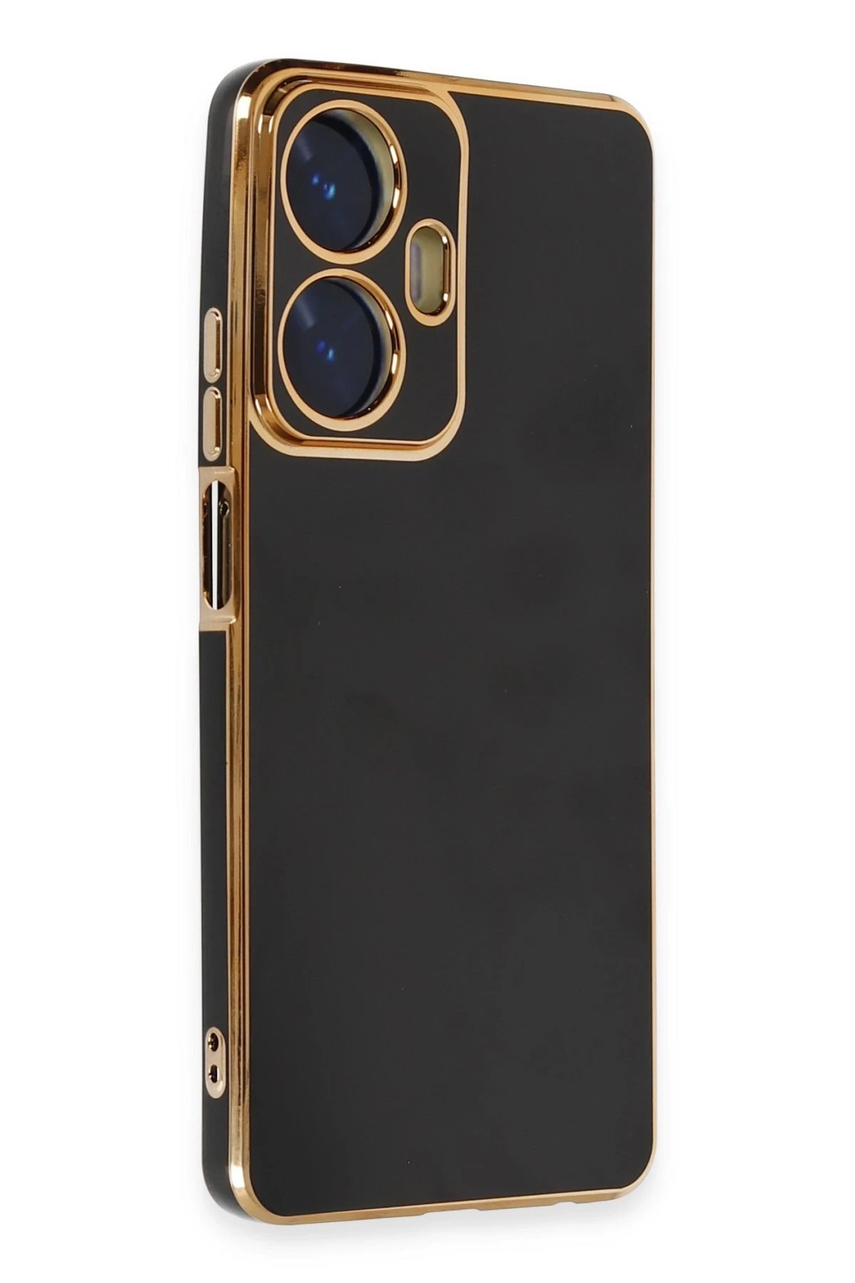 Newface Realme C55 Kılıf Volet Silikon - Siyah