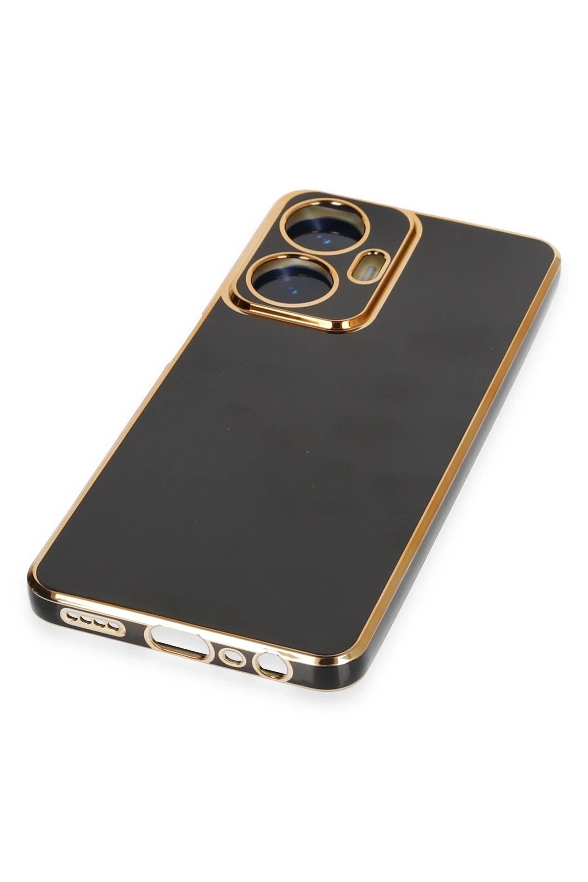 Newface Realme C55 Kılıf Volet Silikon - Siyah