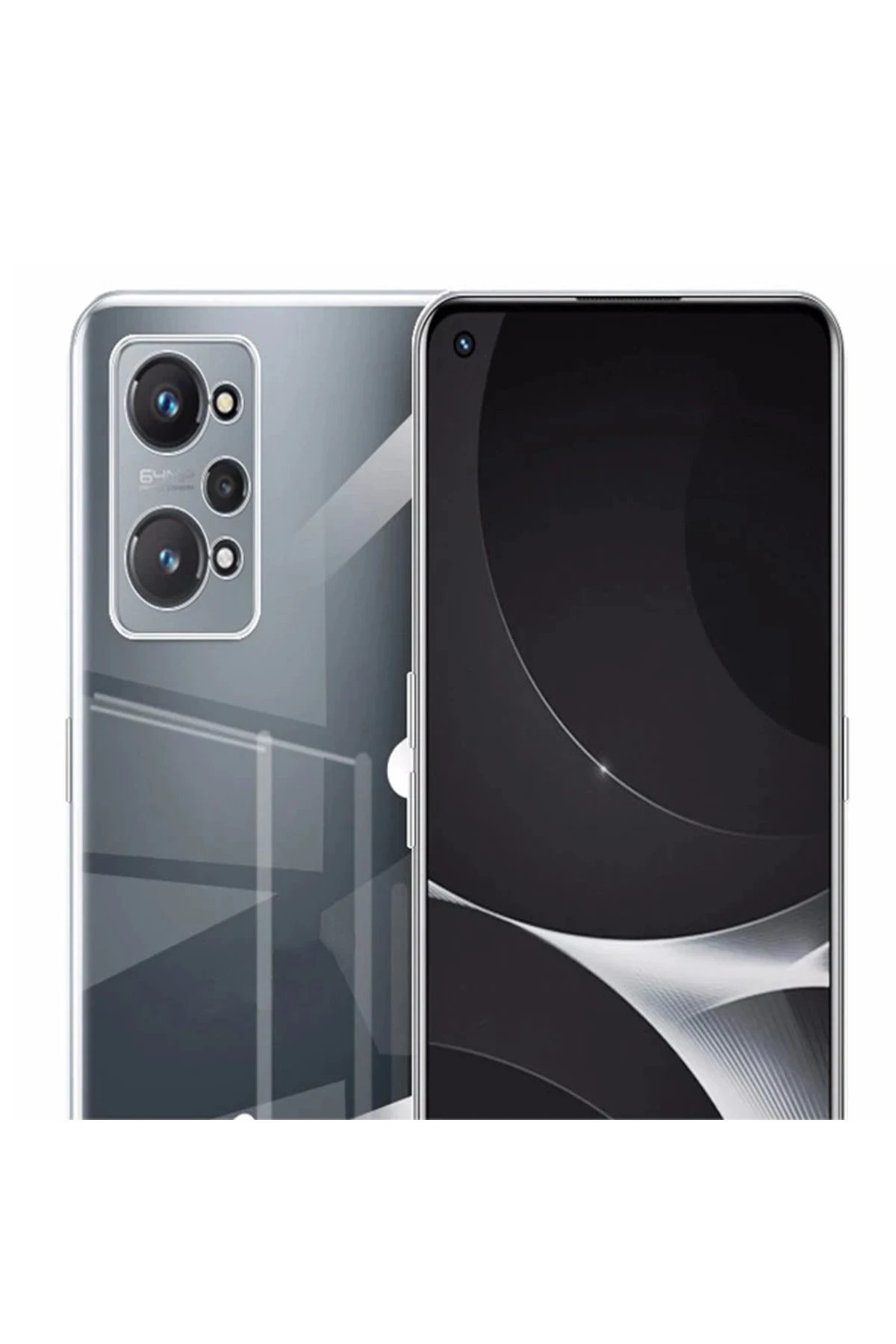 Newface Realme GT2 5G Kılıf Lüx Şeffaf Silikon