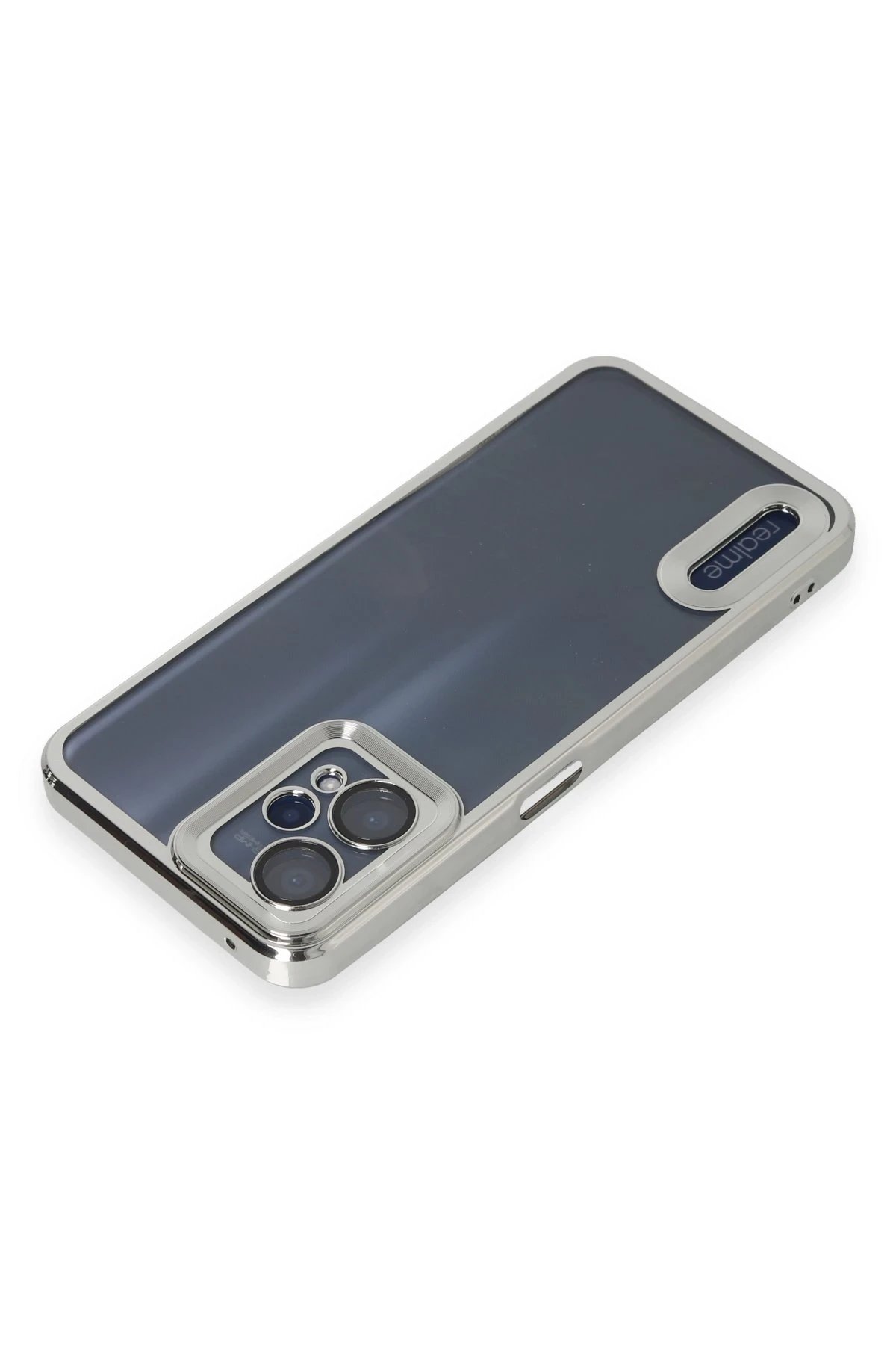 Newface Realme 9 Pro 5G Kılıf Slot Silikon - Gümüş