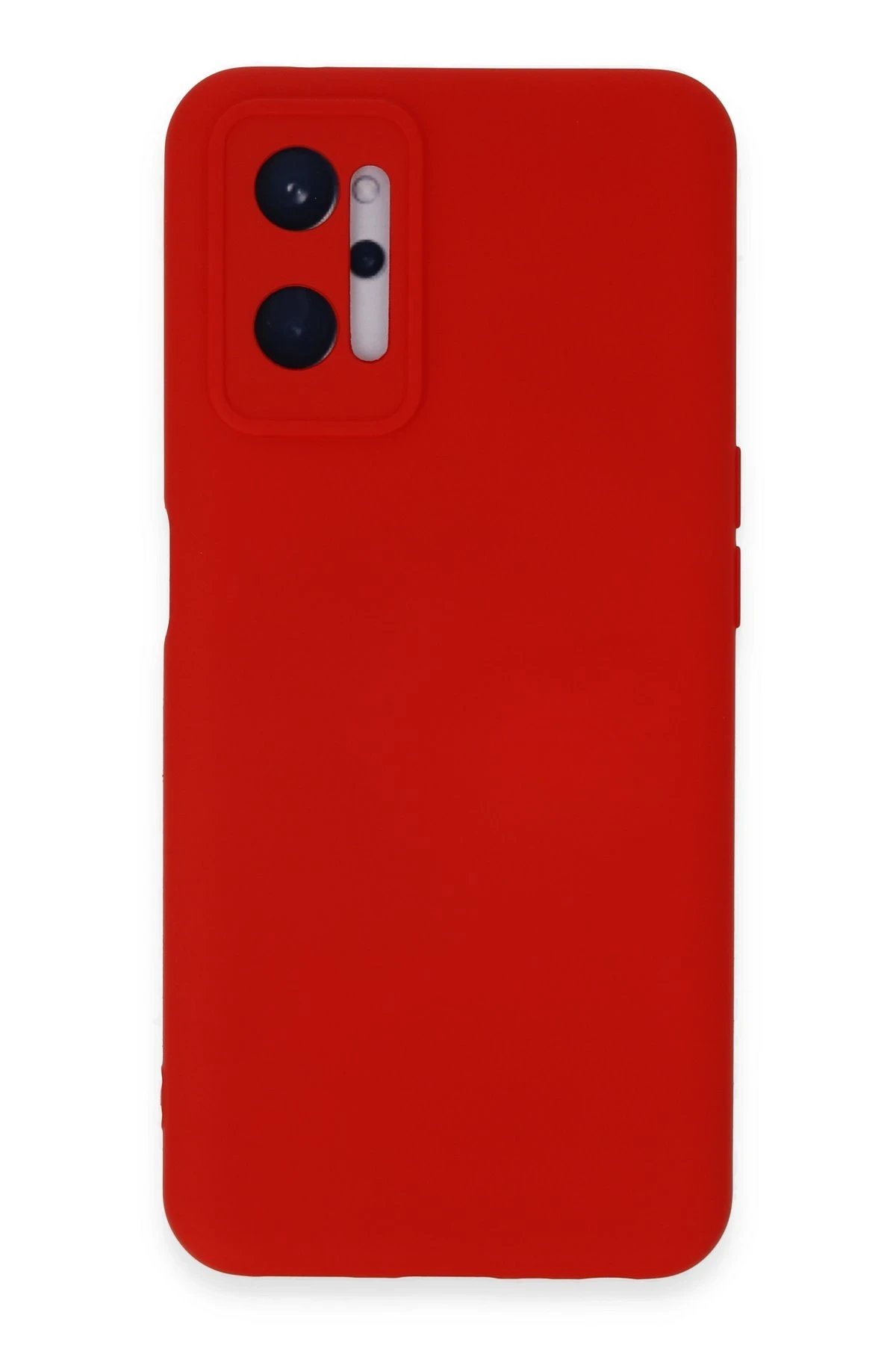 Newface Realme 9i 4G Kılıf Nano içi Kadife Silikon - Kırmızı