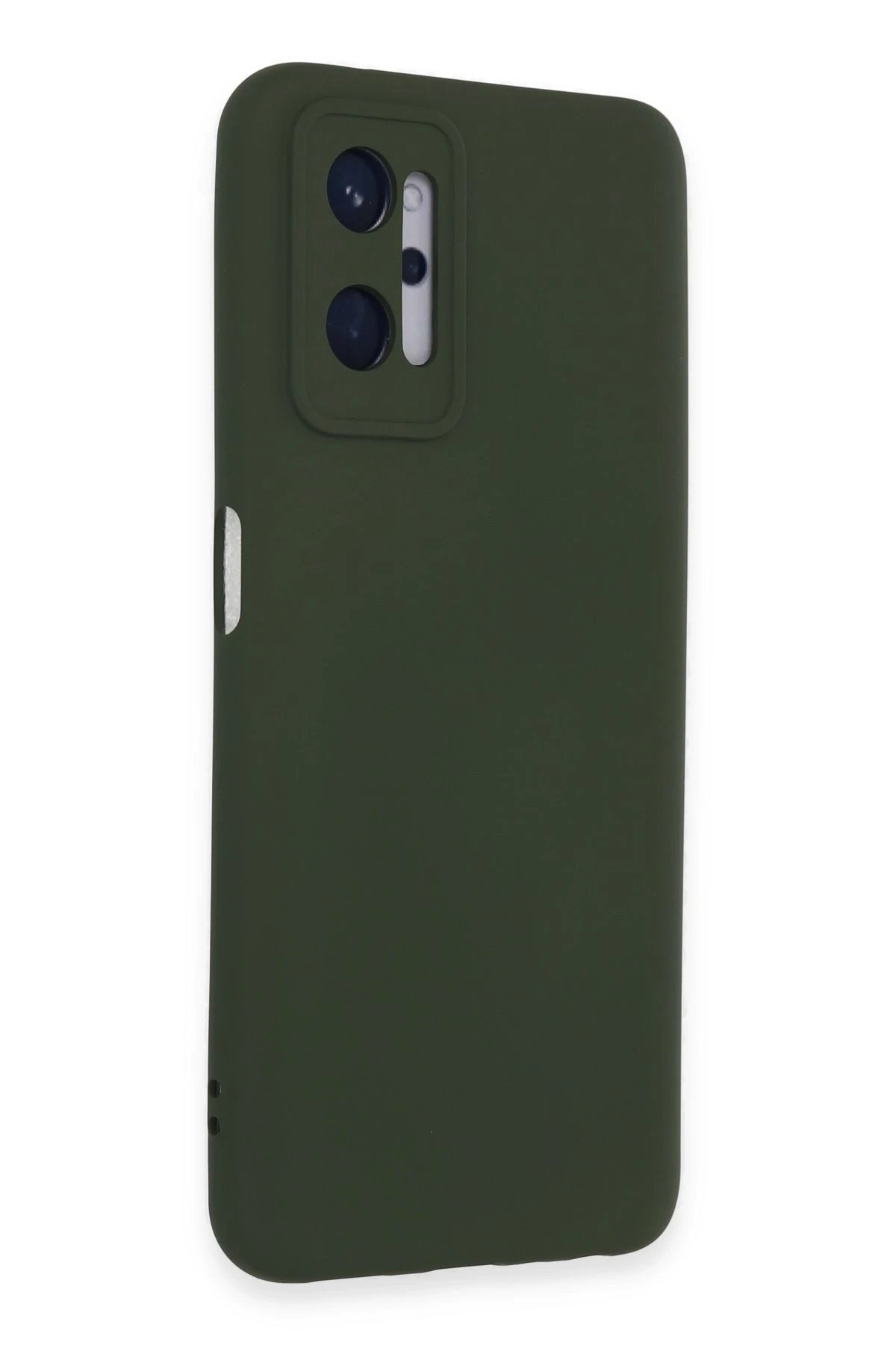 Newface Realme 9i 4G Kılıf Nano içi Kadife Silikon - Koyu Yeşil