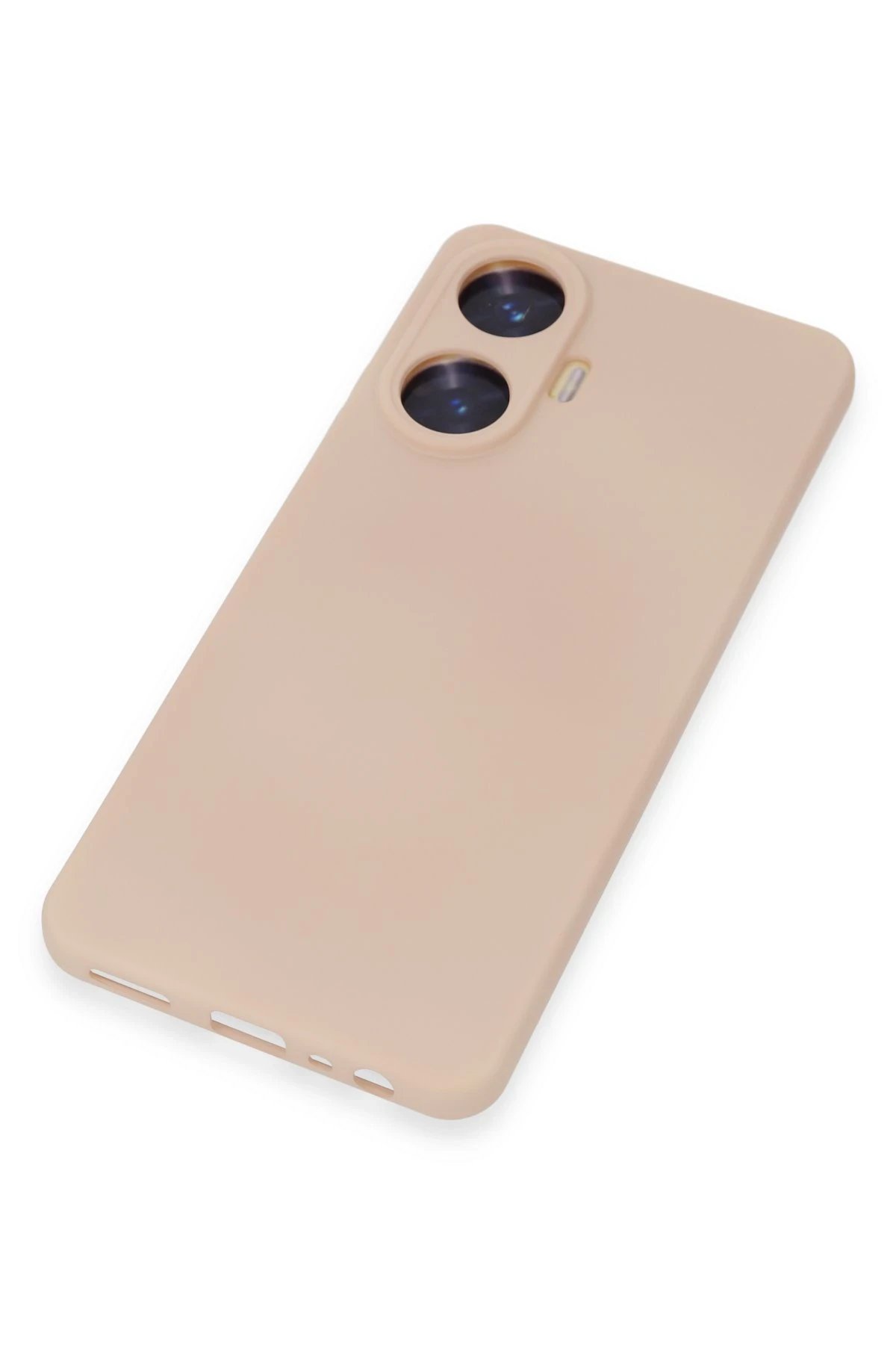 Newface Realme C55 Kılıf Nano içi Kadife Silikon - Pudra