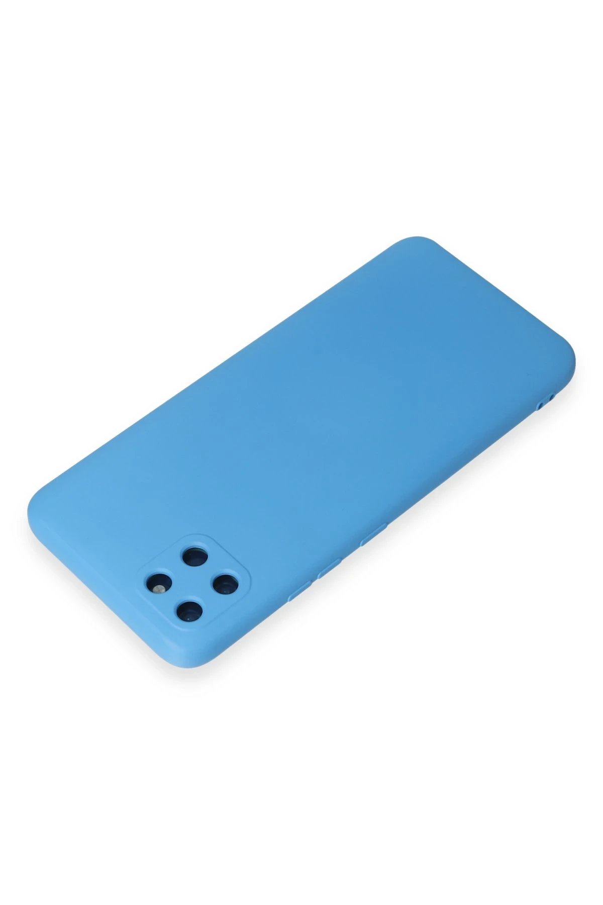 Newface Realme C11 Kılıf Nano içi Kadife Silikon - Mavi