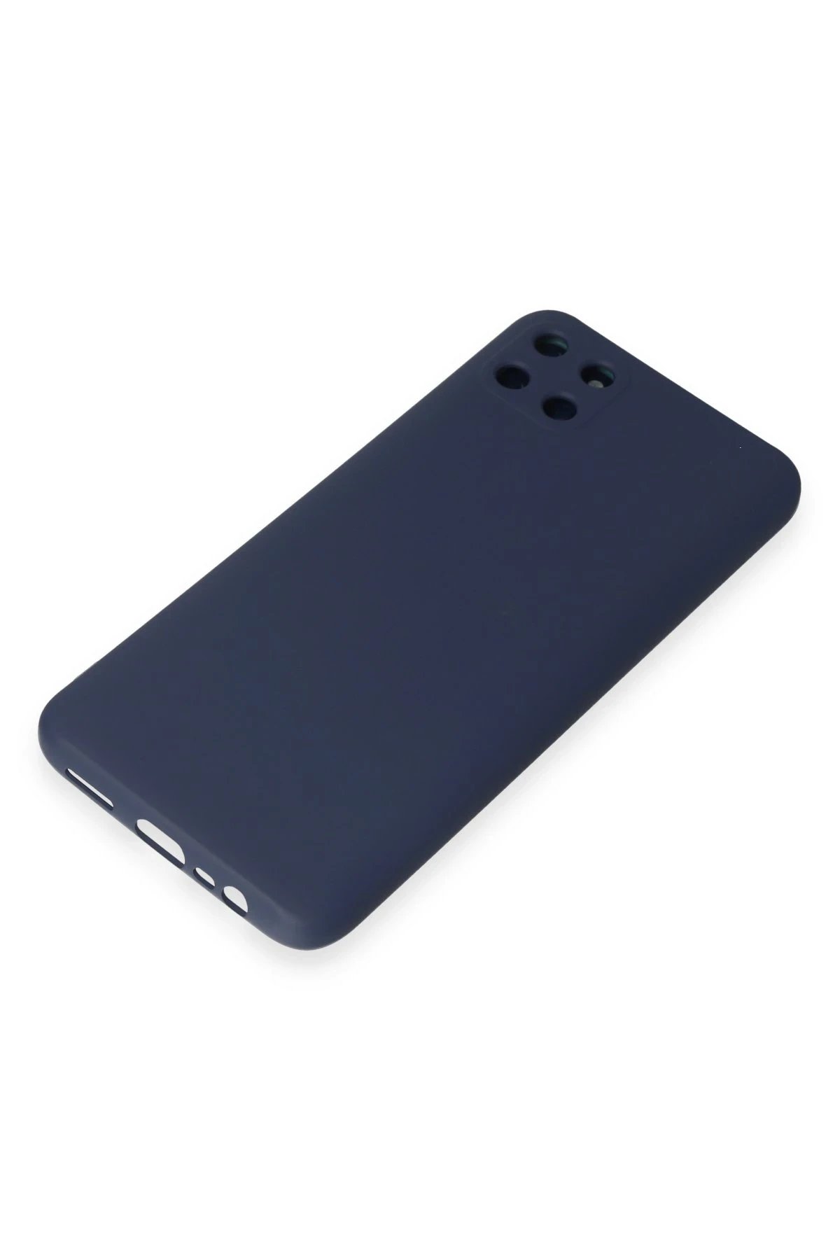 Newface Realme C11 Kılıf Nano içi Kadife Silikon - Lacivert