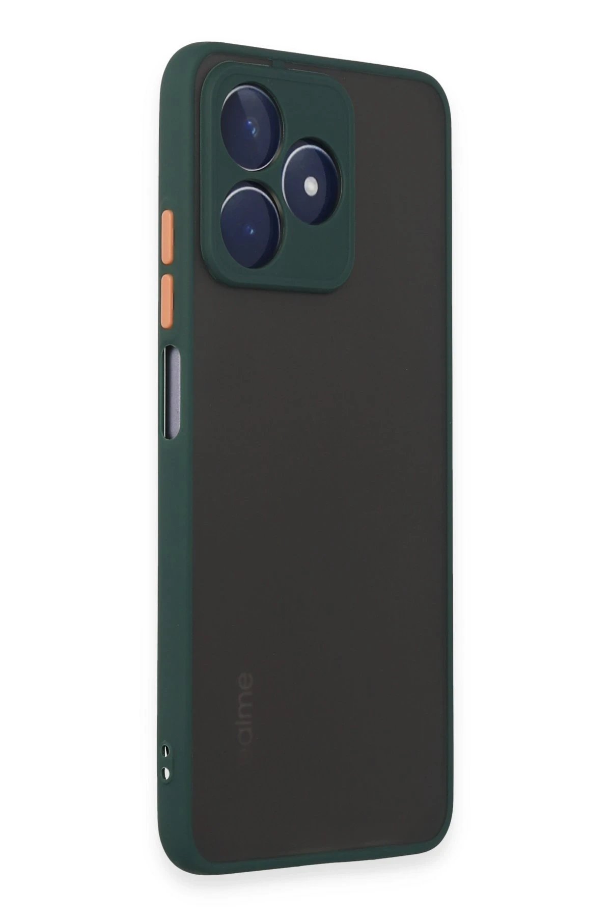 Newface Realme C53 Kılıf Montreal Silikon Kapak - Yeşil